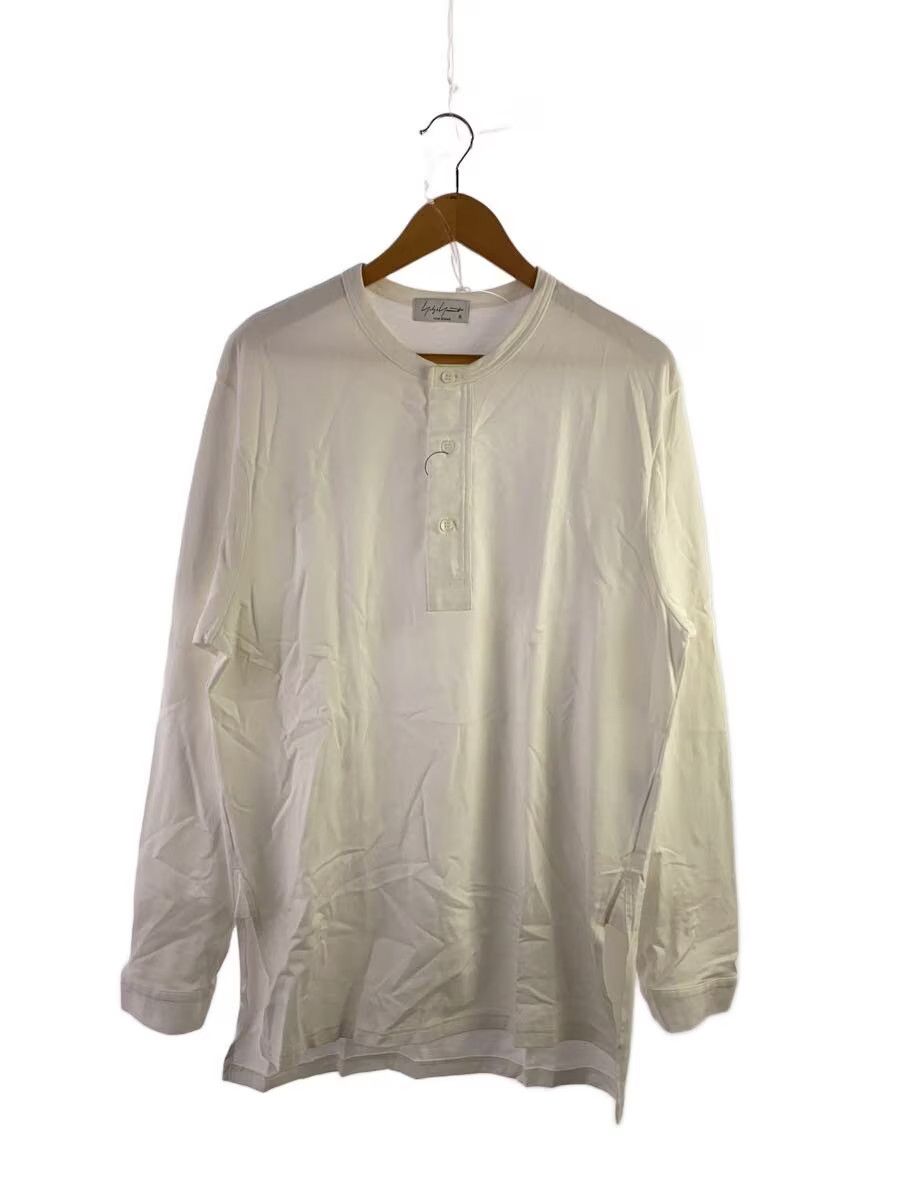 Yohji Yamamoto yohji yamamoto POUR HOMME/Cotton/WHT Long-sleeved T-shirt Size US L / EU 52-54 / 3 - 1 Thumbnail