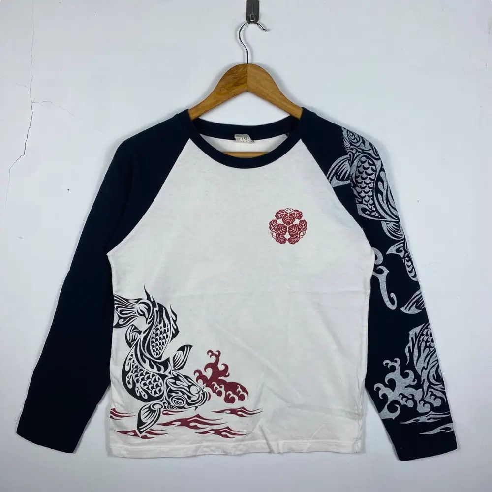 Japanese Brand Japanese Brand CURE ALL Sukajan Long Sleeve Tee Shirt Medium Size US M / EU 48-50 / 2 - 3 Thumbnail
