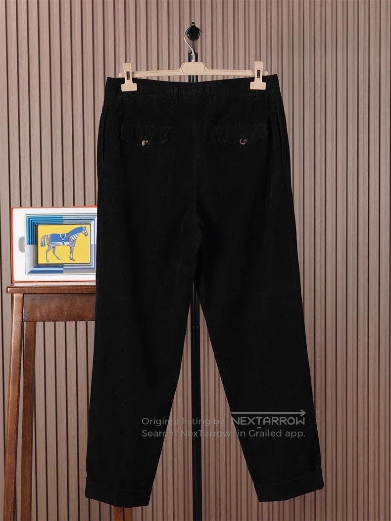 Brunello Cucinelli Brunello Cucinelli Men's black corduroy casual pants Size US 34 / EU 50 - 3 Thumbnail