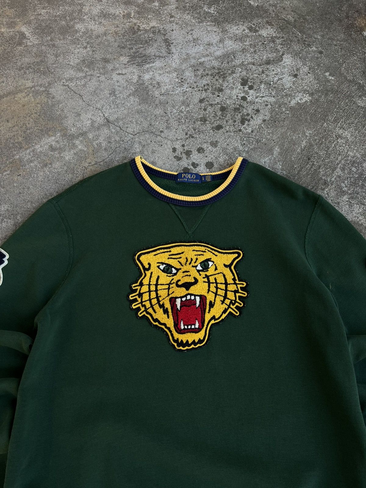 Polo Ralph Lauren Polo Ralph Lauren Tiger head Sweatshirt Y2k University USA Size US L / EU 52-54 / 3 - 4 Thumbnail