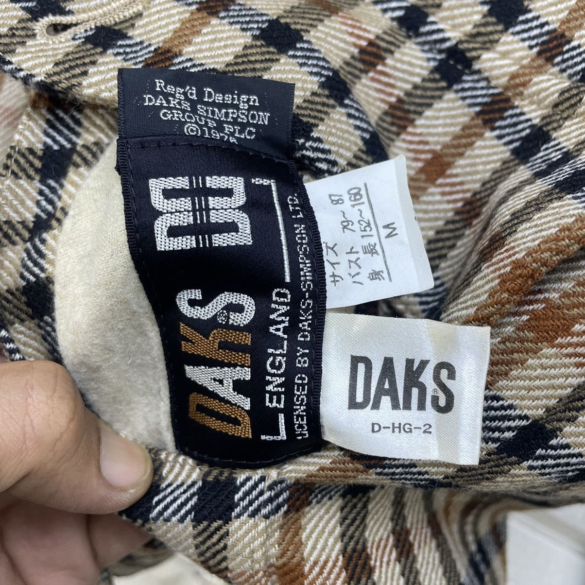 DAKS 💥Vintage Daks London Reversible Jacket Size M / US 6-8 / IT 42-44 - 10 Thumbnail