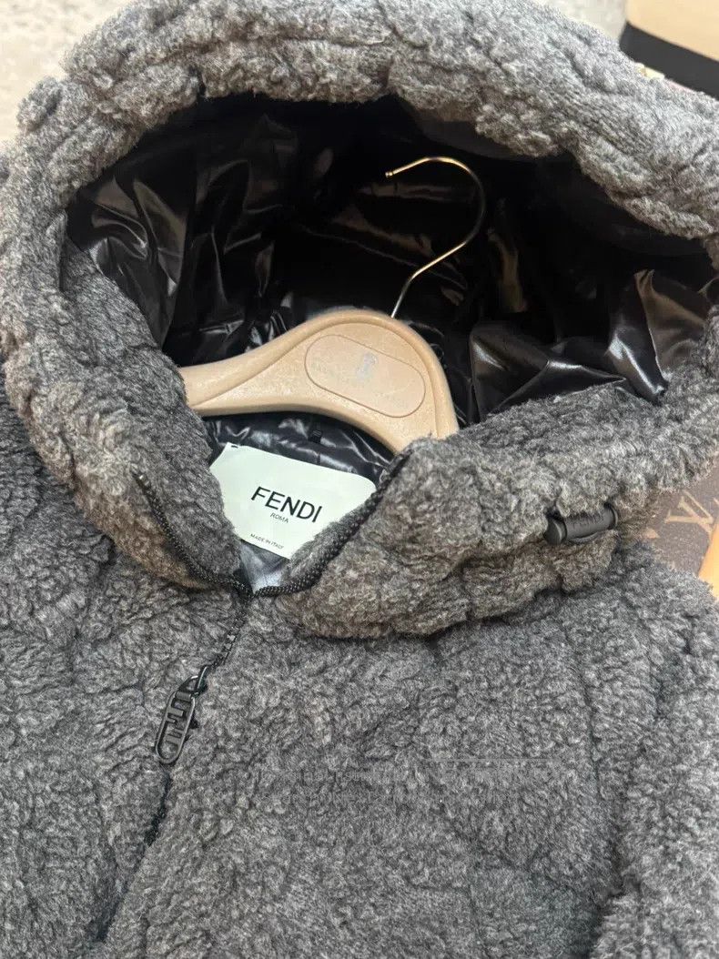 Fendi Fendi 23 Fall/Winter Camel Hair and Wool Puffer Jacket Ted Size S / US 4 / IT 40 - 4 Thumbnail