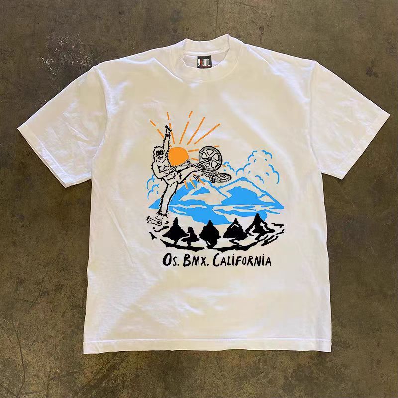 Japanese Brand × Vintage American street retro mountaineering sports print t-shirt Size US M / EU 48-50 / 2 - 1 Thumbnail