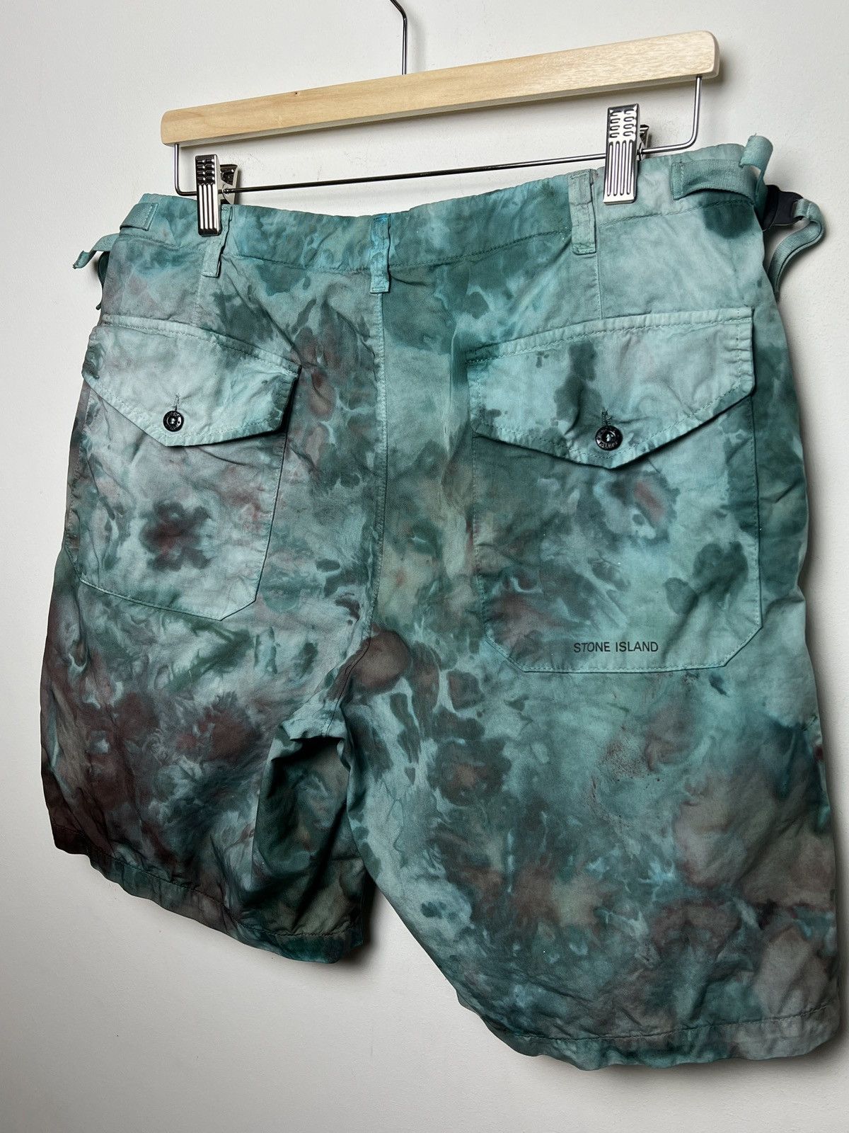 Stone Island stone island y2k tie dye shorts m-l Size US 33 - 8 Thumbnail