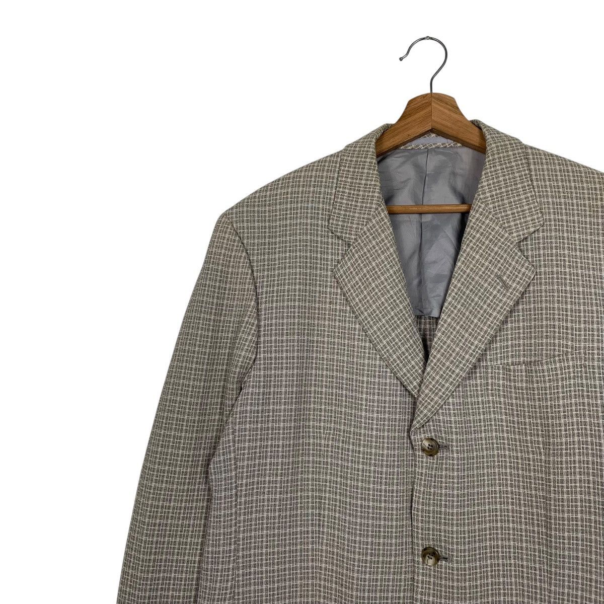 Lanvin Lanvin Checkered Casual Blazer Jacket Size US M / EU 48-50 / 2 - 6 Thumbnail