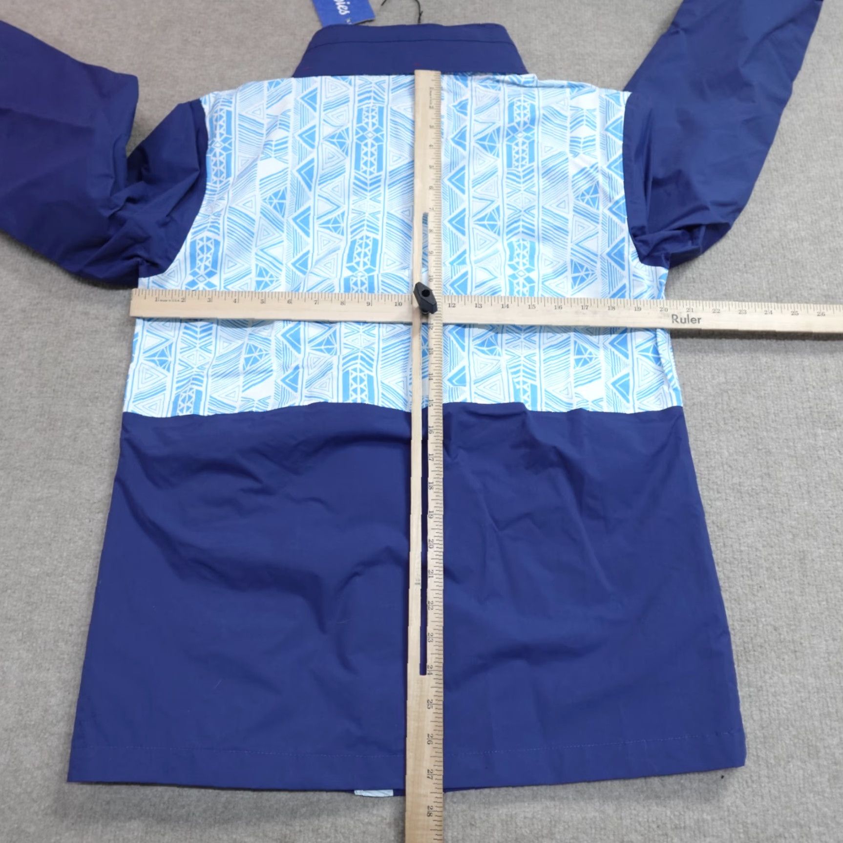 Chubbies Chubbies Jacket S Blue Waterproof Hooded Zip Shell Rain Coat Men Small Windbreaker Full Zip Size US S / EU 44-46 / 1 - 4 Thumbnail