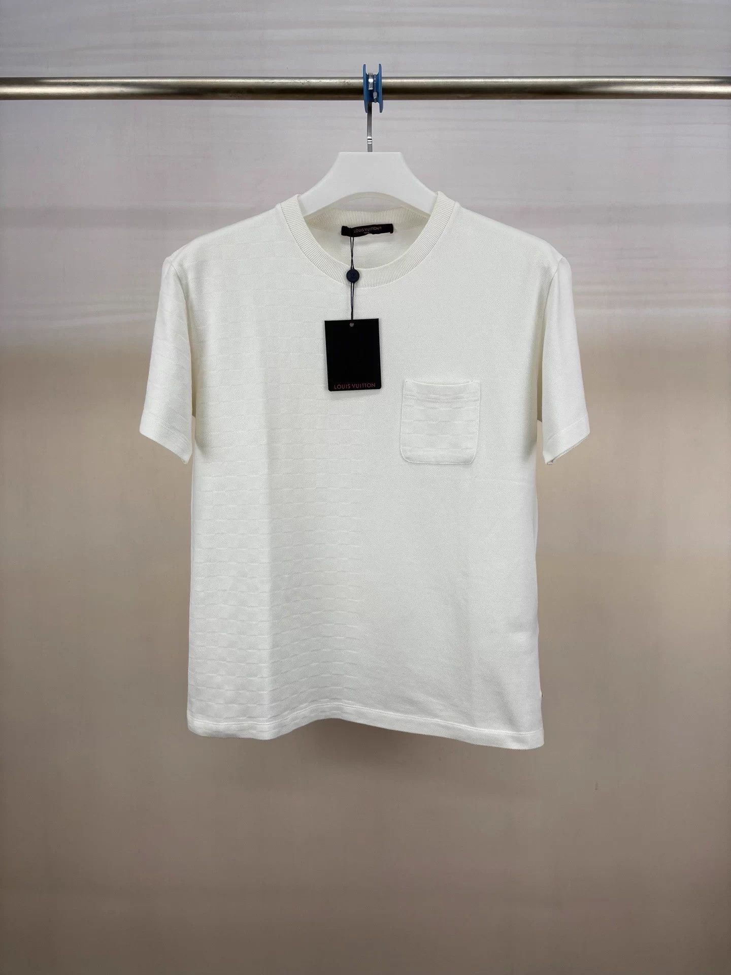 Louis Vuitton Louis Vuitton Damier Pocket Tee M New Size US M / EU 48-50 / 2 - 1 Thumbnail