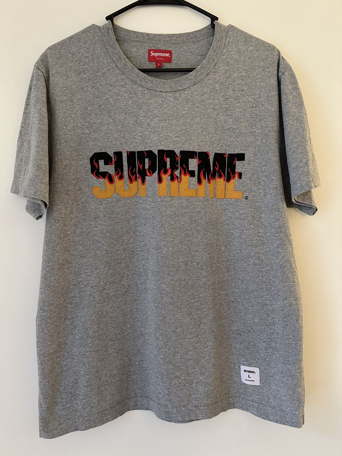 Supreme Supreme Flames S/S Top Tee Size US L / EU 52-54 / 3 - 1 Thumbnail