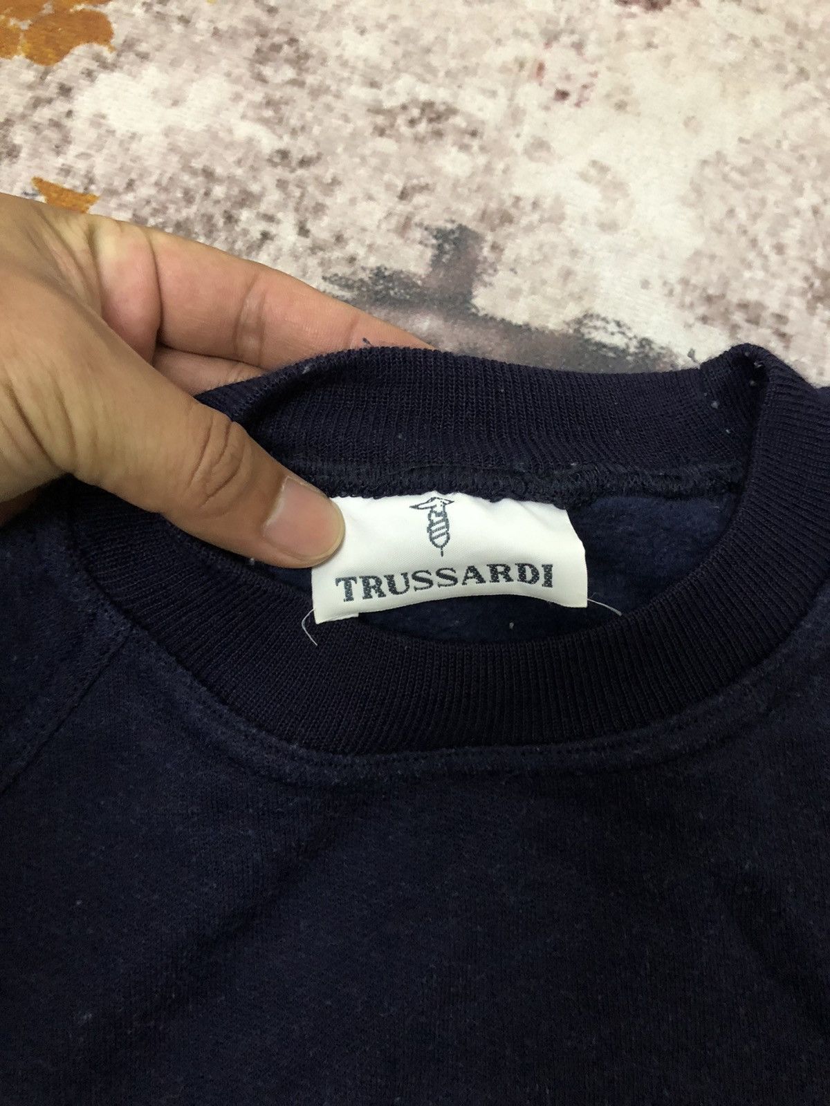 Trussardi Trussardi Sweatshirt embroidery logo Size US XL / EU 56 / 4 - 5 Thumbnail