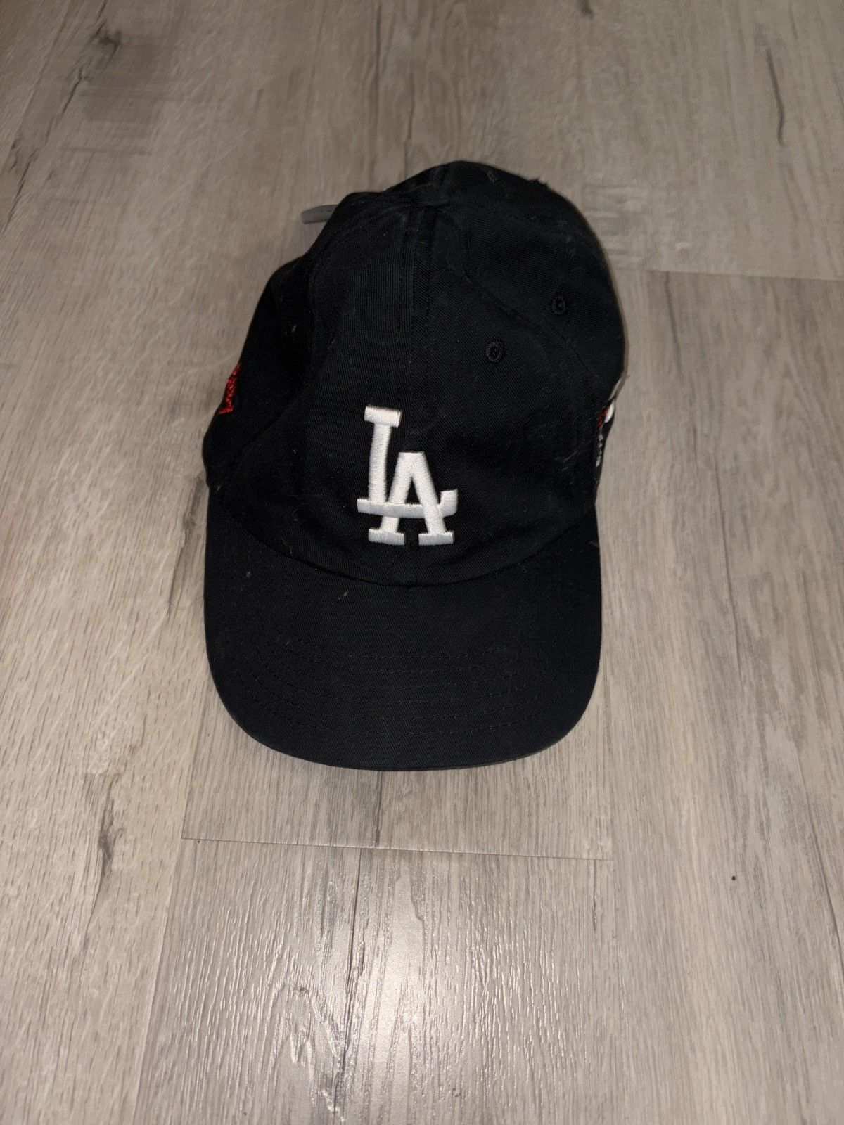 Other Lilly LA Dodgers Black Baseball Cap Adjustable Strap Hat Size ONE SIZE - 1 Thumbnail