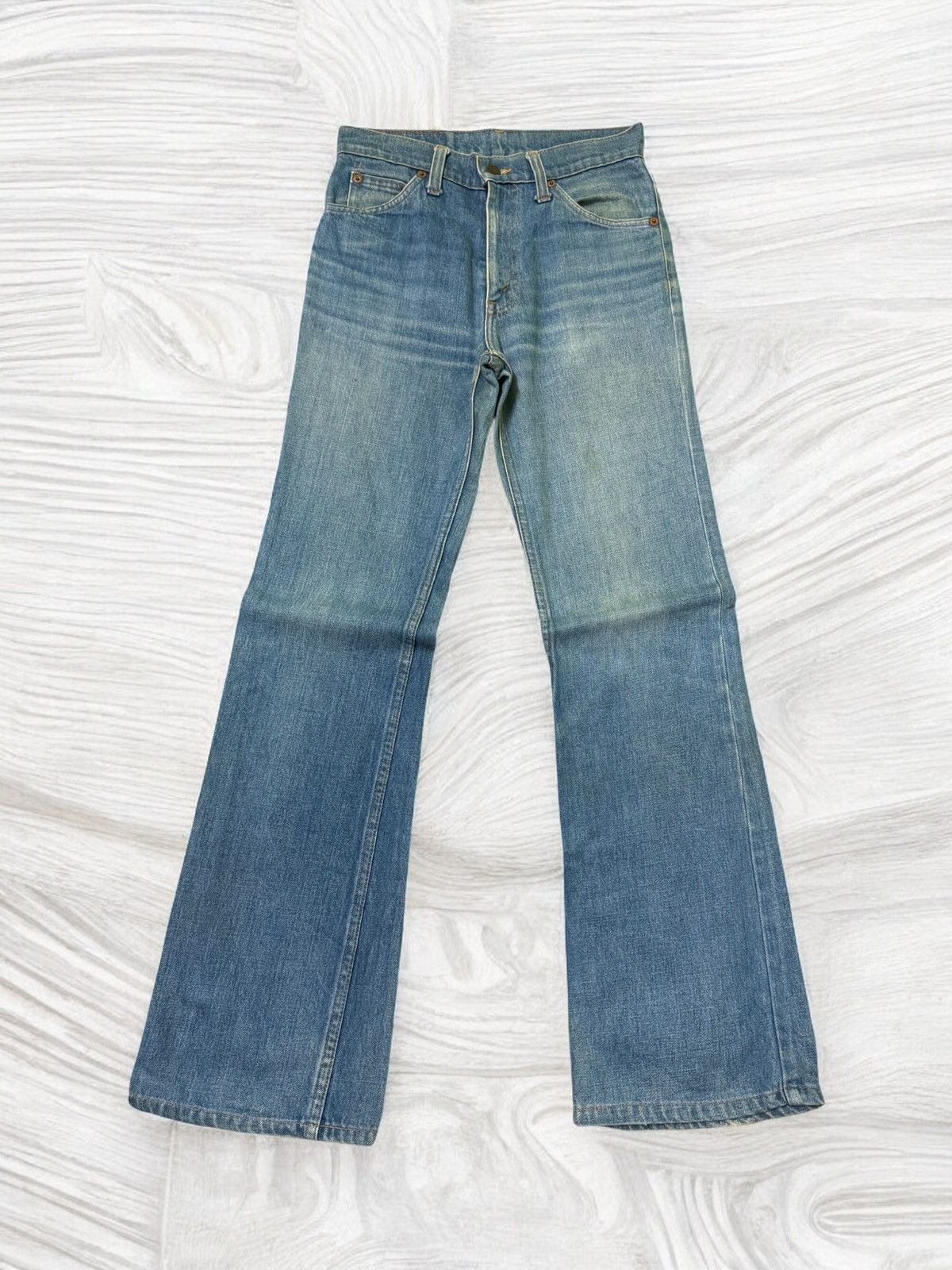Levi's × Vintage Vintage Flared Levi's 516-0217 Blue Orange Tab Boot Cut Size US 26 / EU 42 - 1 Thumbnail