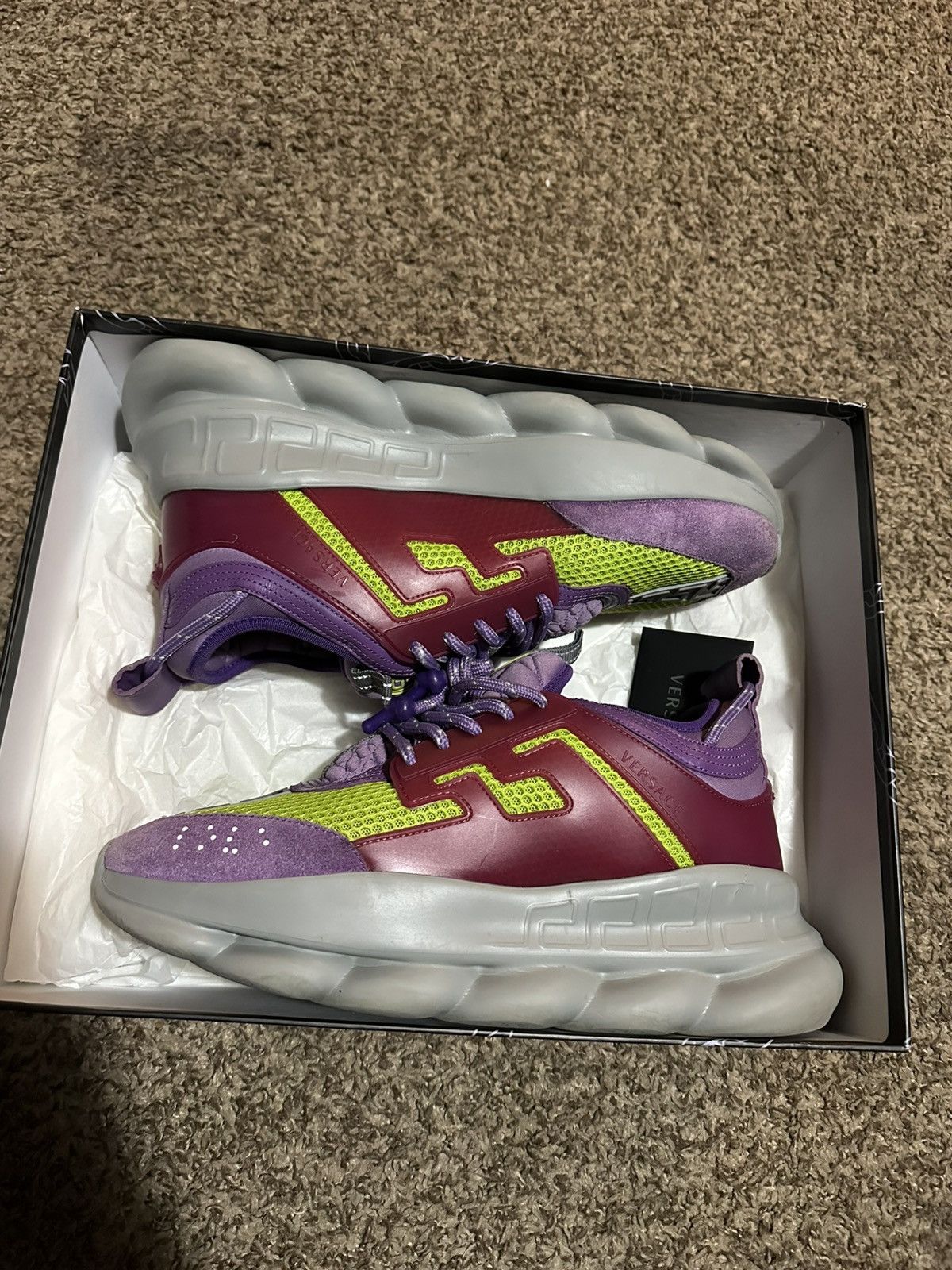 Versace Versace Purple Chain Reactions Size US 10 / EU 43 - 1 Thumbnail