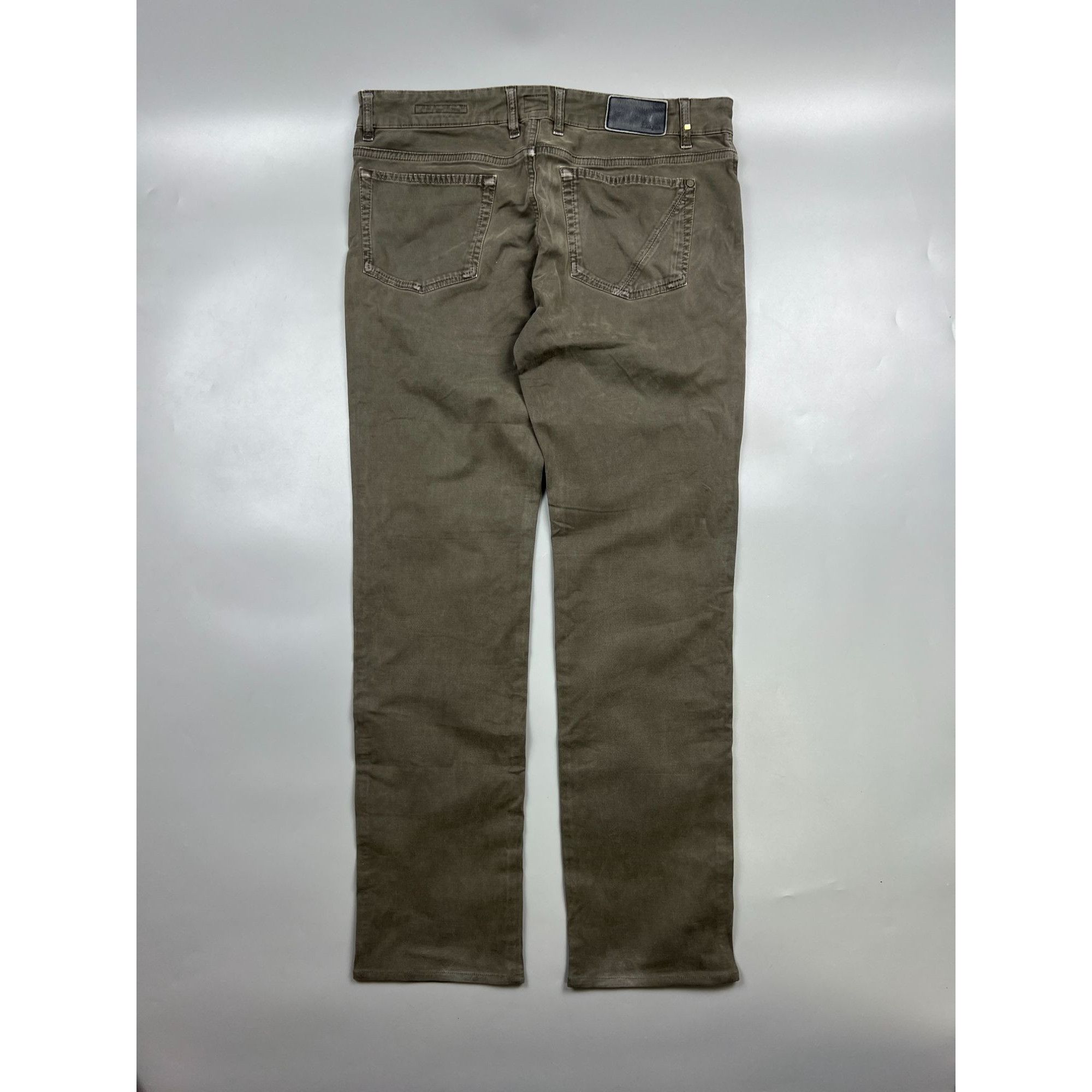 Z Zegna ZZegna Green Cotton Pants (Y0952) Size US 36 / EU 52 - 14 Thumbnail