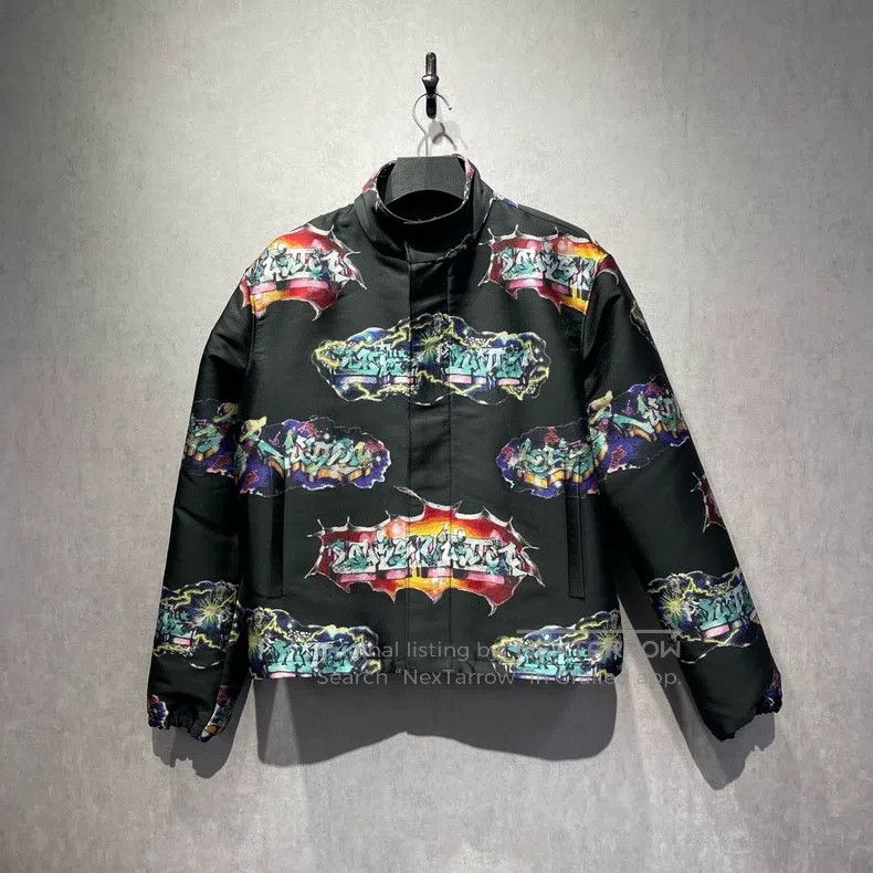 Louis Vuitton Louis Vuitton Logo graffiti collar jacket Size US M / EU 48-50 / 2 - 1 Thumbnail