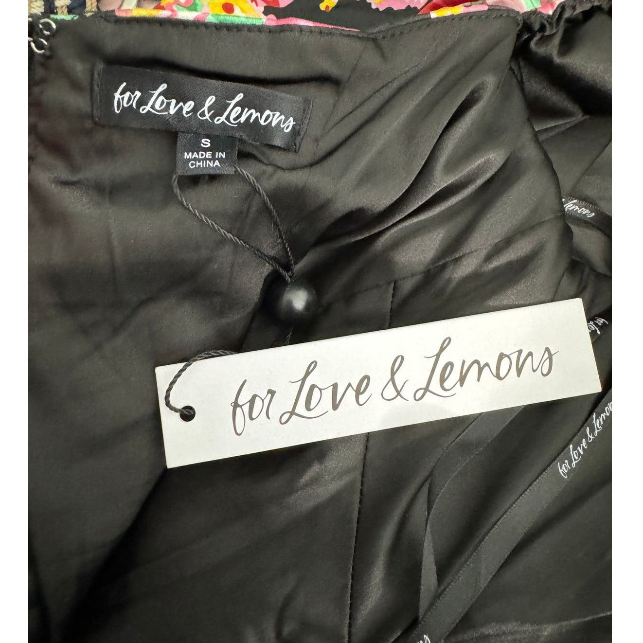 For Love & Lemons For Love and Lemons Jolie Floral Puff Sleeve Mini Dress S Size S / US 4 / IT 40 - 6 Thumbnail