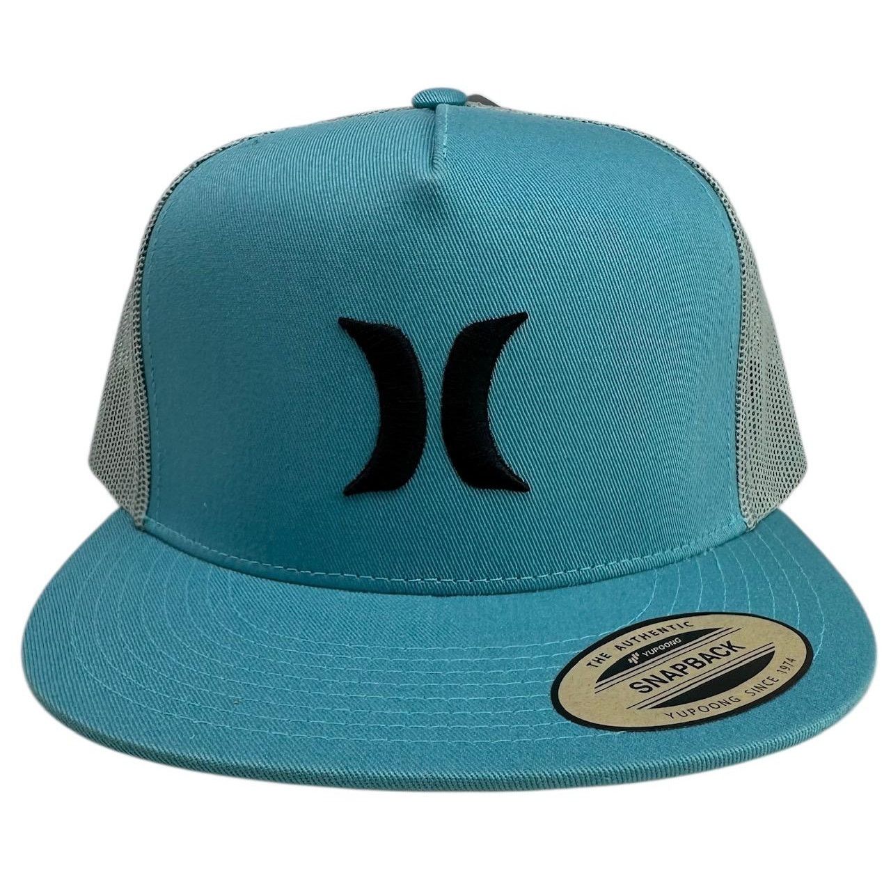 Hurley Hurley Men's Trucker Hat Icon Solid Flat Bill Snapback Cap Size ONE SIZE - 2 Thumbnail