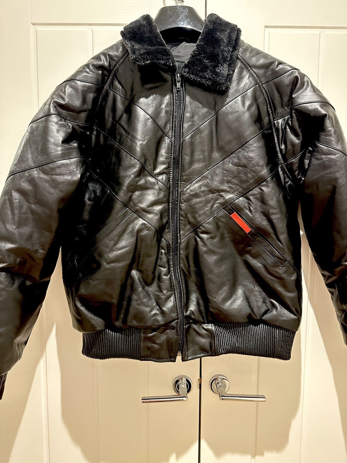 Other Leather Bomber Jacket Size US M / EU 48-50 / 2 - 1 Thumbnail
