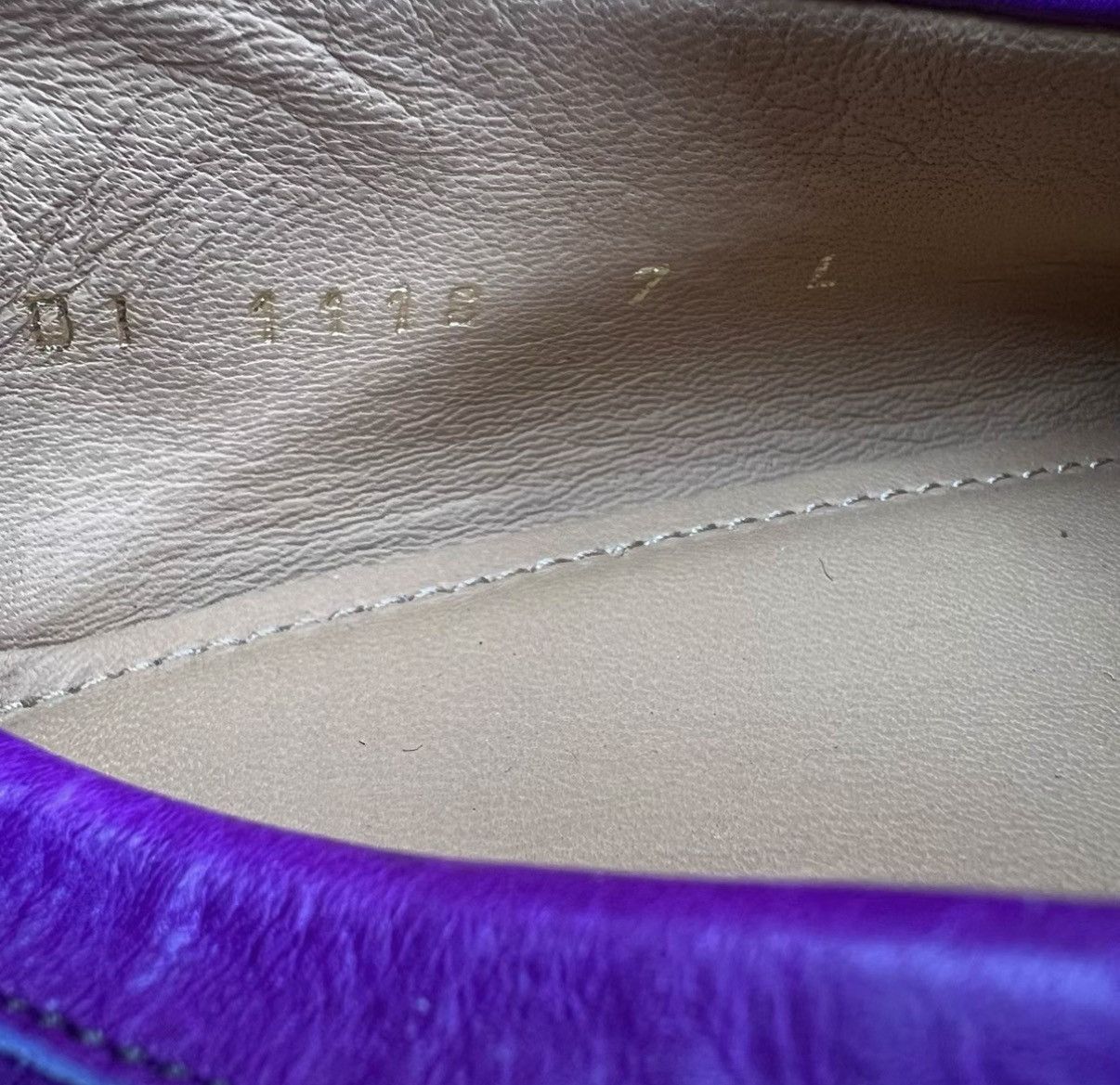 Louis Vuitton Louis Vuitton Glove Purple Loafers J41 Size US 8 / EU 41 - 6 Thumbnail