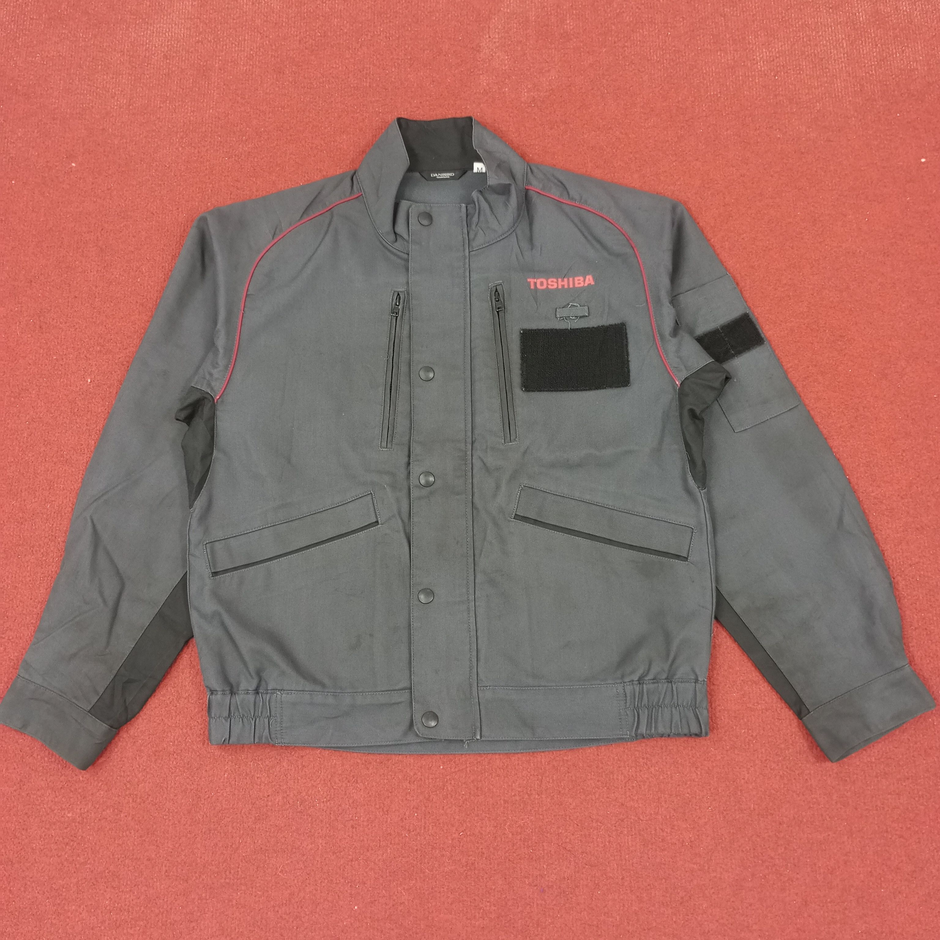 Japanese Brand × Vintage Toshiba Japanese Brand Workwear Jacket Size US M / EU 48-50 / 2 - 1 Thumbnail