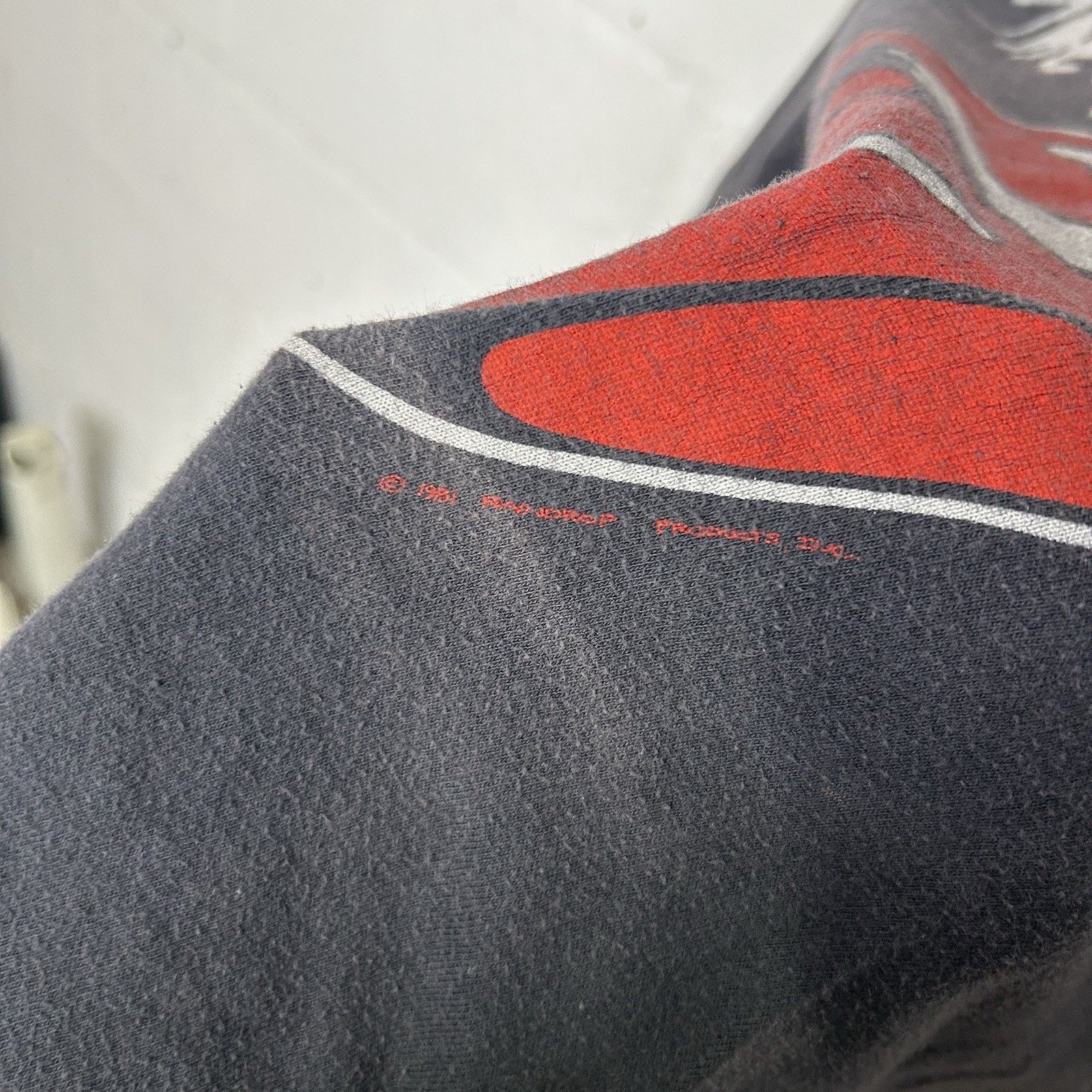 The Rolling Stones Vintage 1981 The Rolling Stones Tongue Tour Shirt By Hanes Size US S / EU 44-46 / 1 - 6 Thumbnail