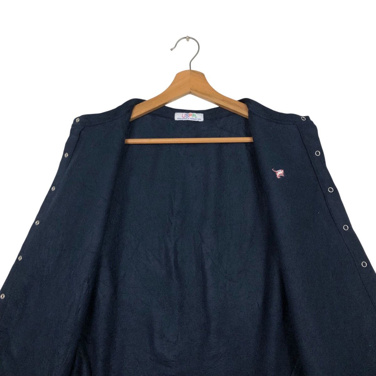 Japanese Brand 📌Vintage Snap Button Cardigan Uspp Black Issey Miyake Size US L / EU 52-54 / 3 - 15 Thumbnail