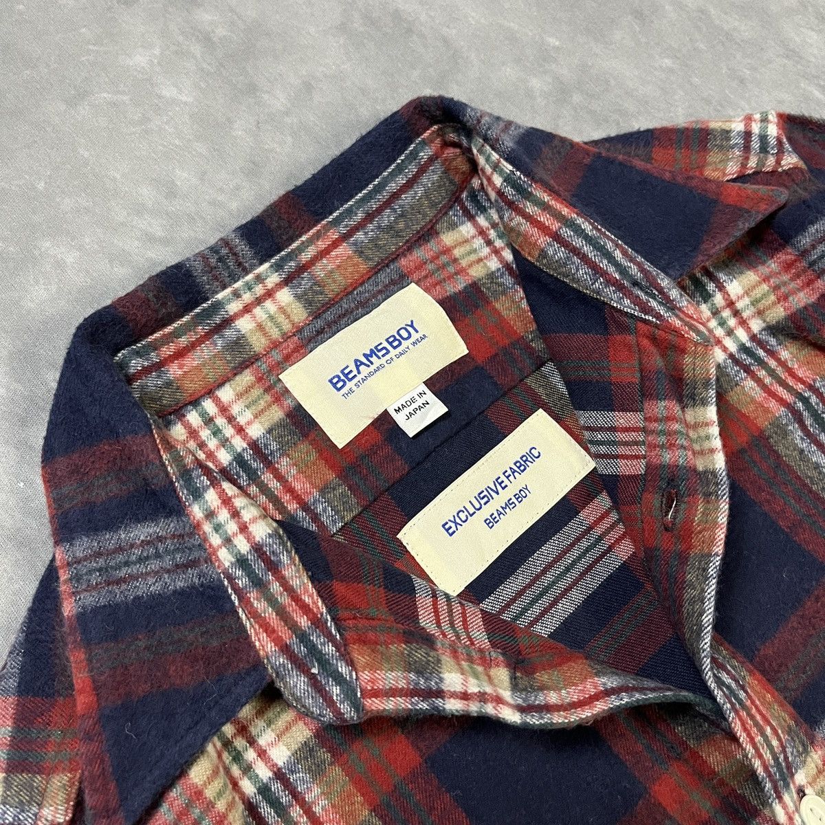Beams Plus 2000s BEAMS - Flannel Tunic Exclusive Fabric Size S / US 4 / IT 40 - 3 Thumbnail