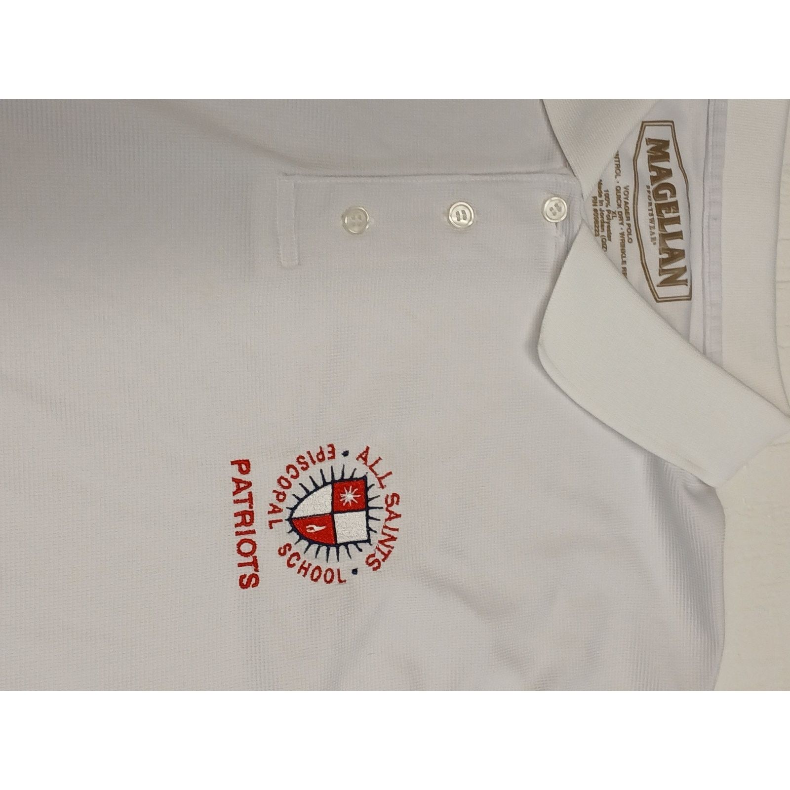 Other Magellan Sportswear (XL) White Collar Golf Polo Shirt Size US XL / EU 56 / 4 - 4 Thumbnail