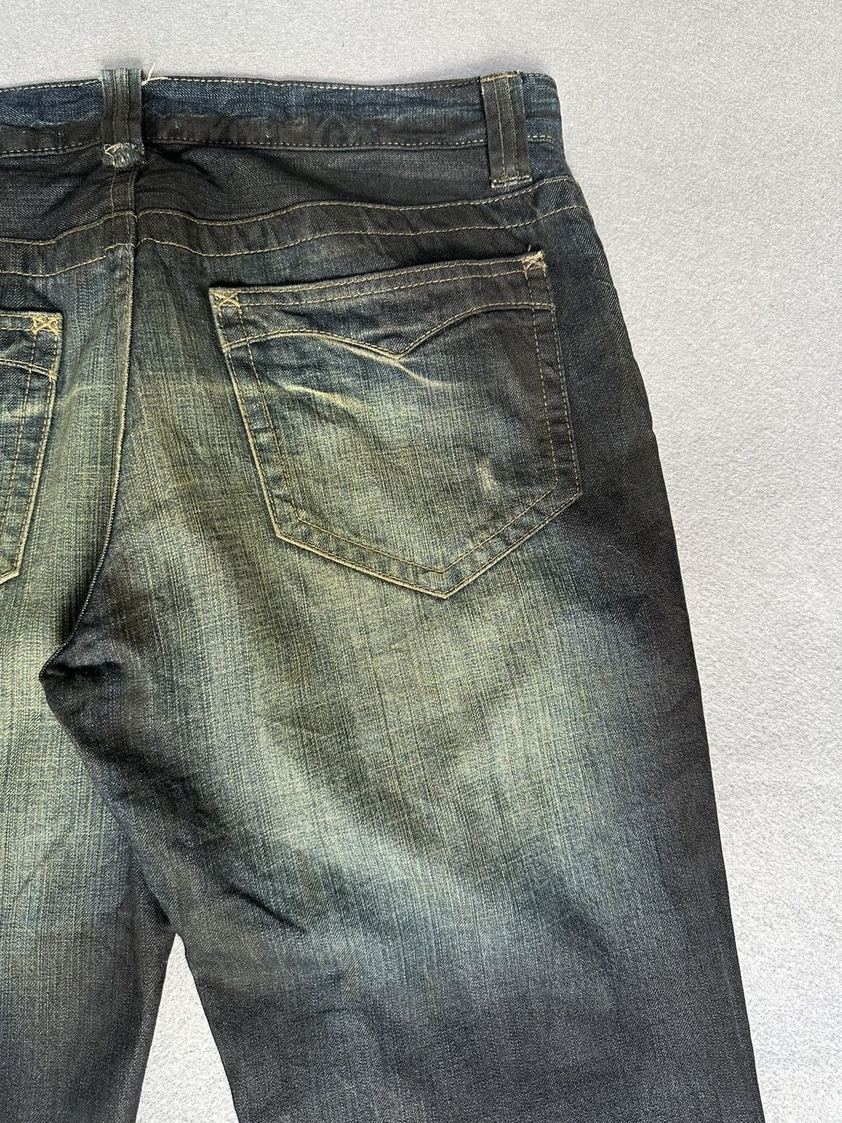 Japanese Brand Nationality + Name II Crosbec Waxed Denim Size US 33 - 15 Thumbnail