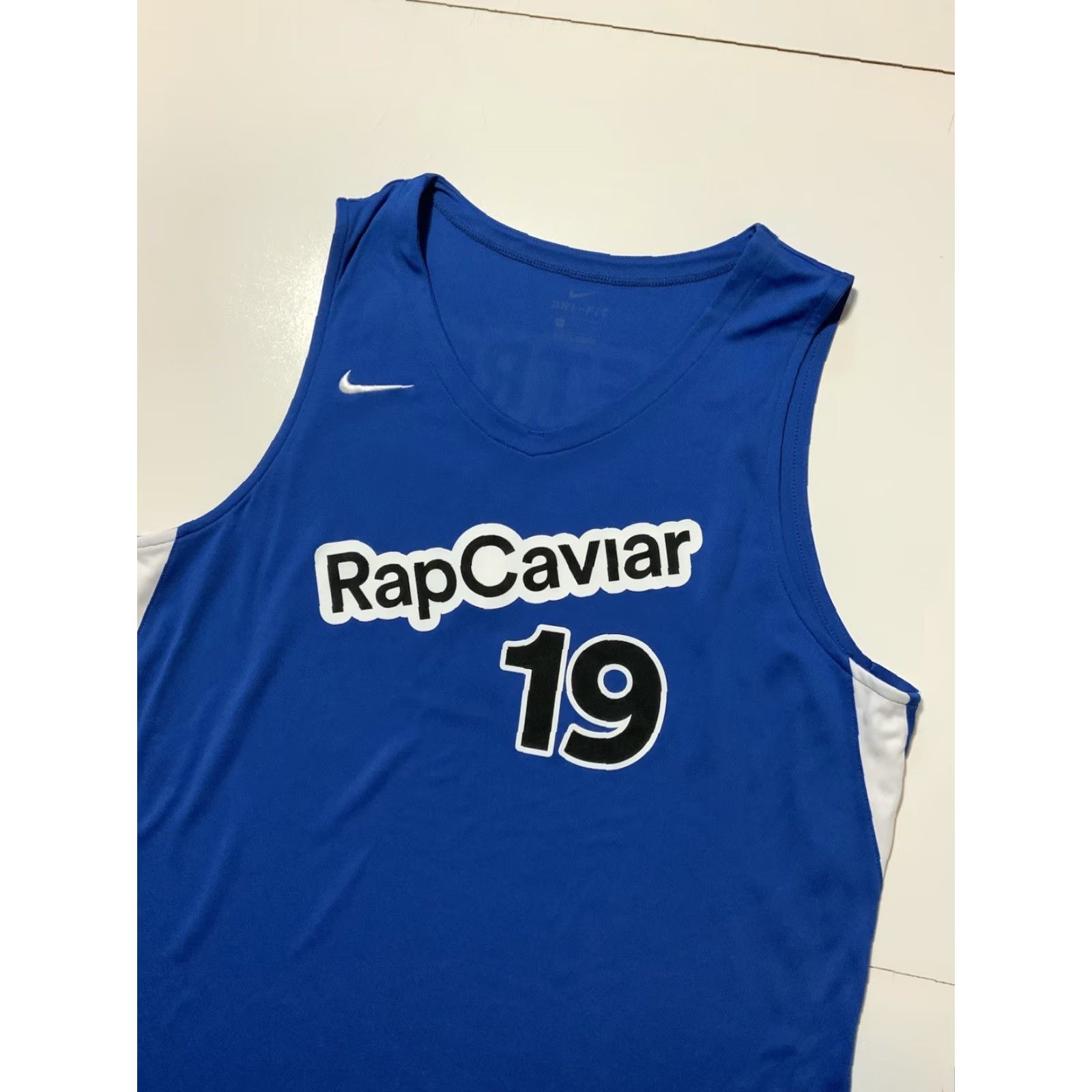 Nike VINTAGE Nike Spotify RapCaviar All RapCaviar Team Metro Boomin Basketball Jersey XL Blue Mens Size US XL / EU 56 / 4 - 3 Thumbnail