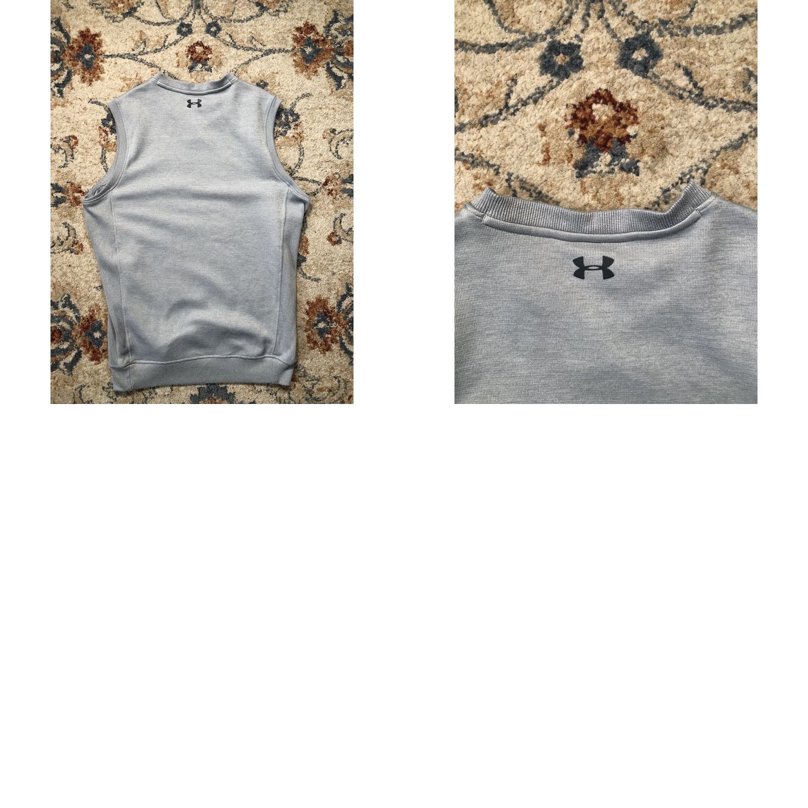 Under Armour Under Armour Sweater Vest Mens M Gray Storm Logo V-Neck Golf Casual Tops Size US M / EU 48-50 / 2 - 8 Thumbnail