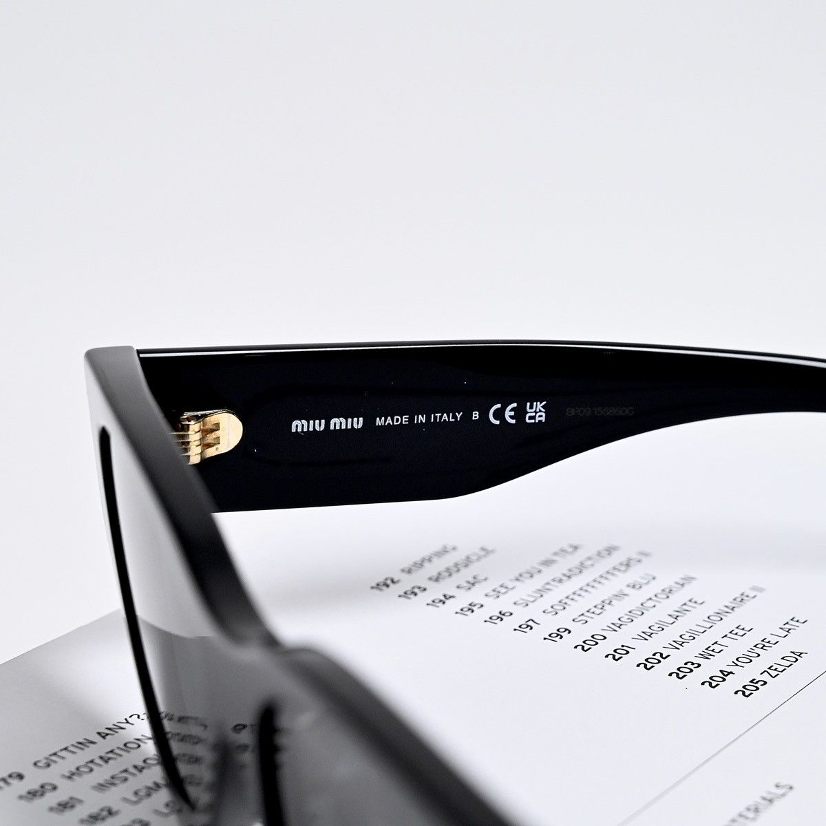 Miu Miu MIU MIU 0MU 03ZS SUNGLASSES Size ONE SIZE - 5 Thumbnail