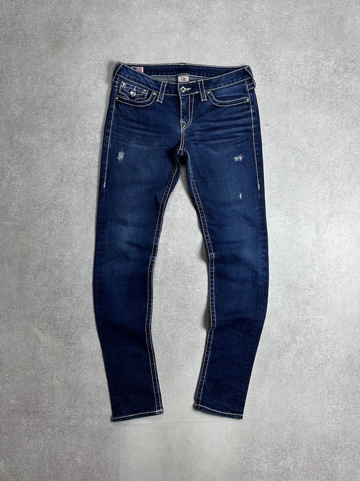 True Religion Vintage True Religion Big Stitch Y2K Jeans Pants 30 Size US 30 / EU 46 - 3 Thumbnail