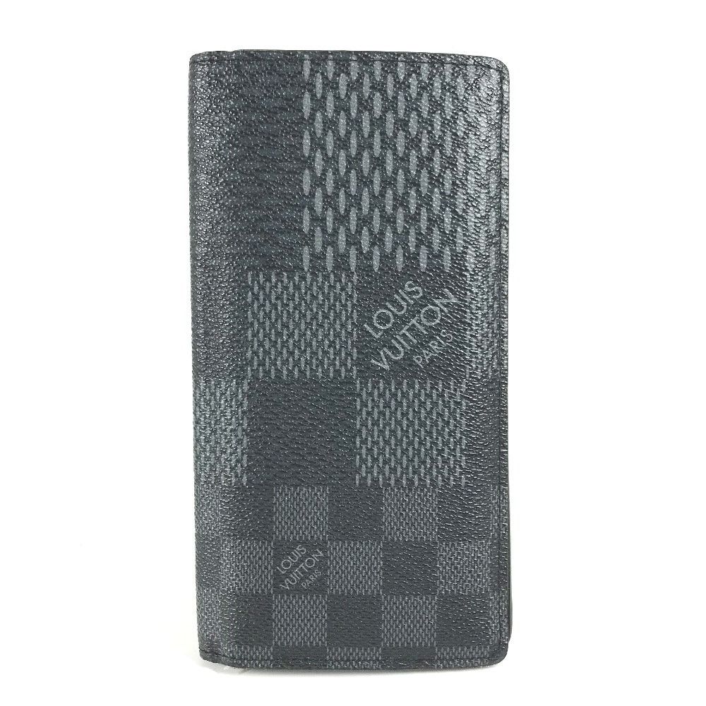 Louis Vuitton Louis Vuitton N60436 Damier Graphite Small Leather Belt Worn By Commoners In Ancient Japan Braza Nm Doubled Long Wallet Canvas Men Size ONE SIZE - 1 Thumbnail