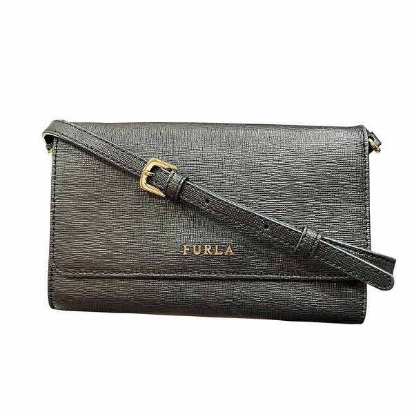Furla Furla Leather Shoulder Wallet Leather Long Wallet DUTY FREE for USA