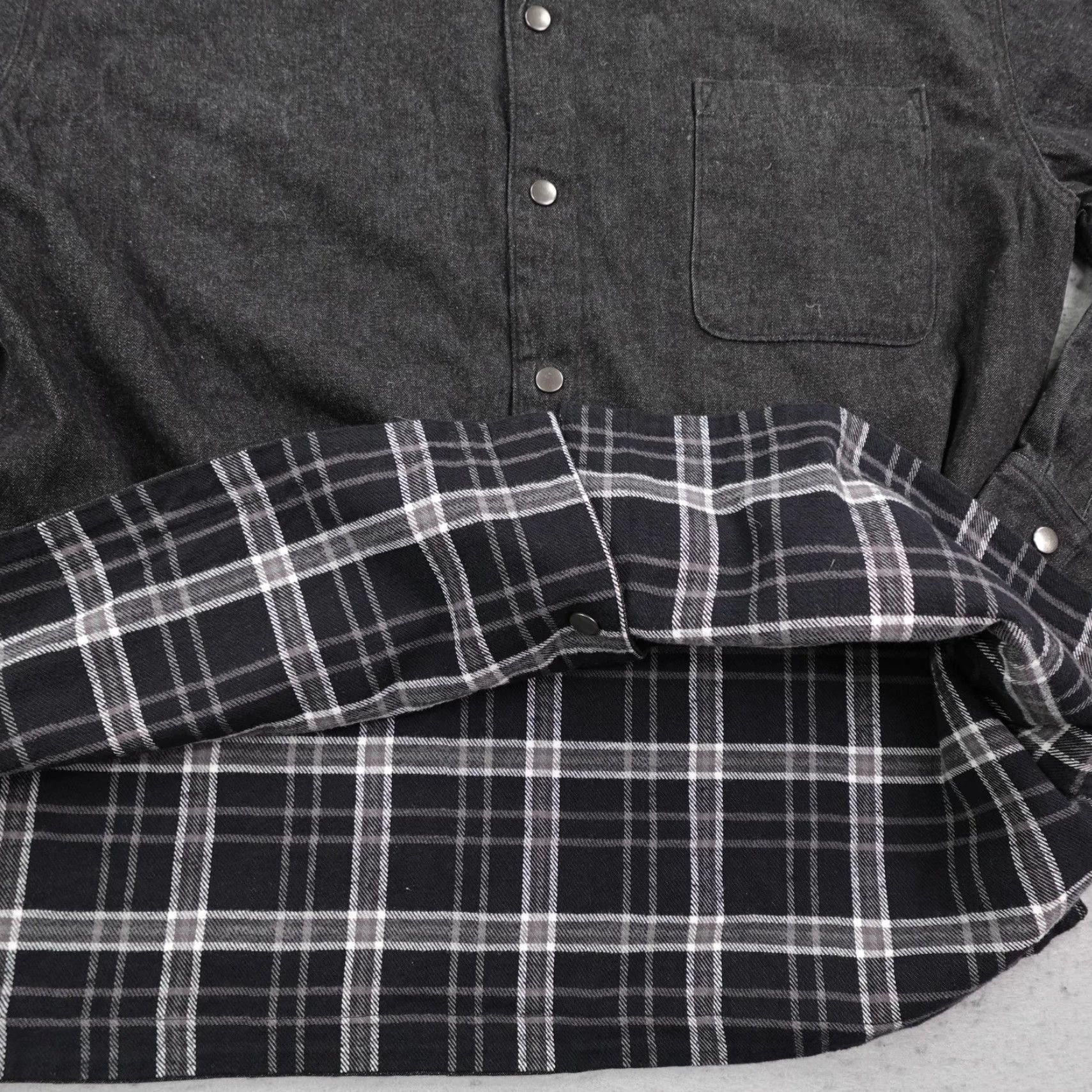 Marlboro Vintage Marlboro Jacket Mens XL Denim Flannel Reversible Shacket Deadstock Y2K Size US XL / EU 56 / 4 - 5 Thumbnail