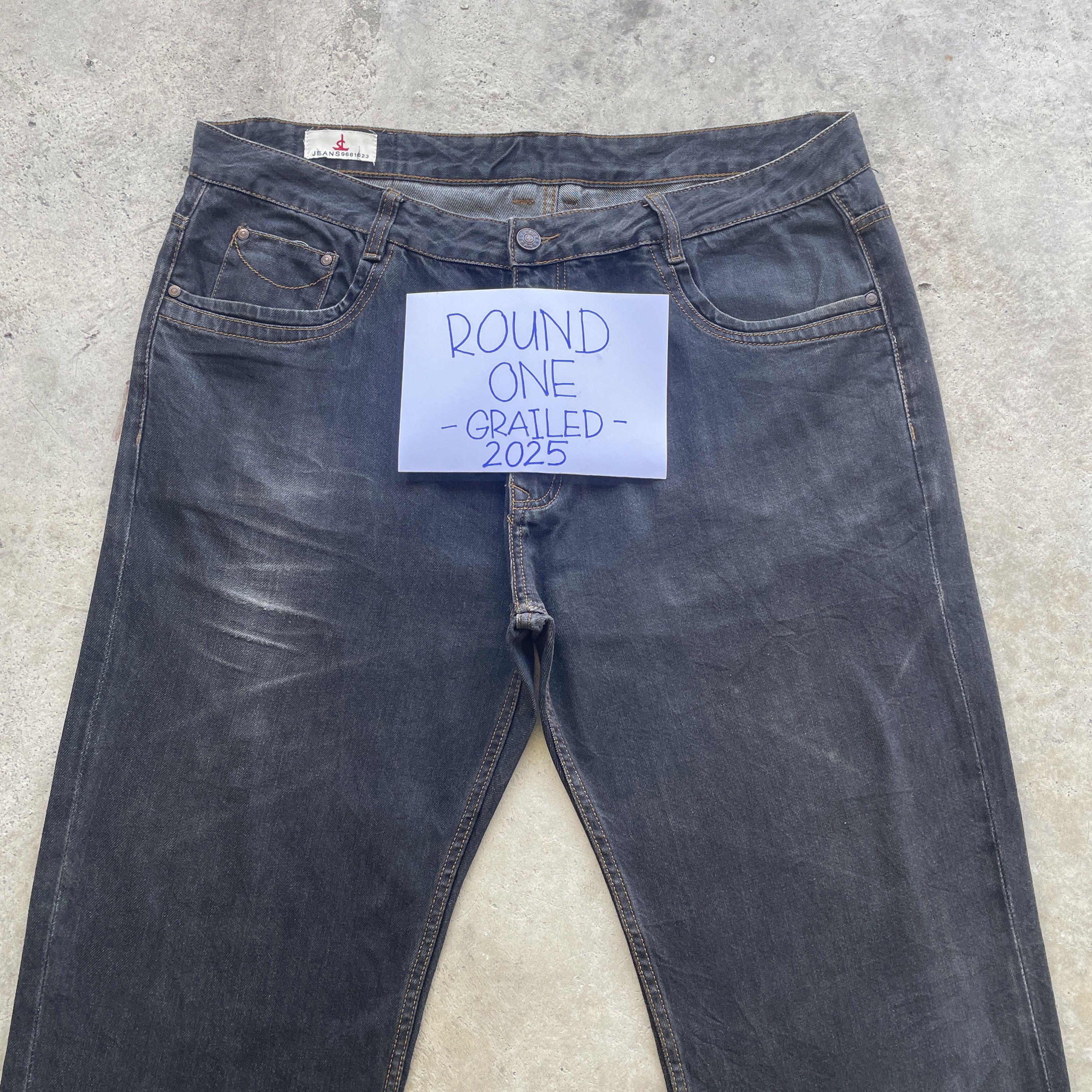 Japanese Brand VINTAGE JAPANESE JEANS BLACK FADED DENIM PANTS W42 Size US 42 / EU 58 - 3 Thumbnail