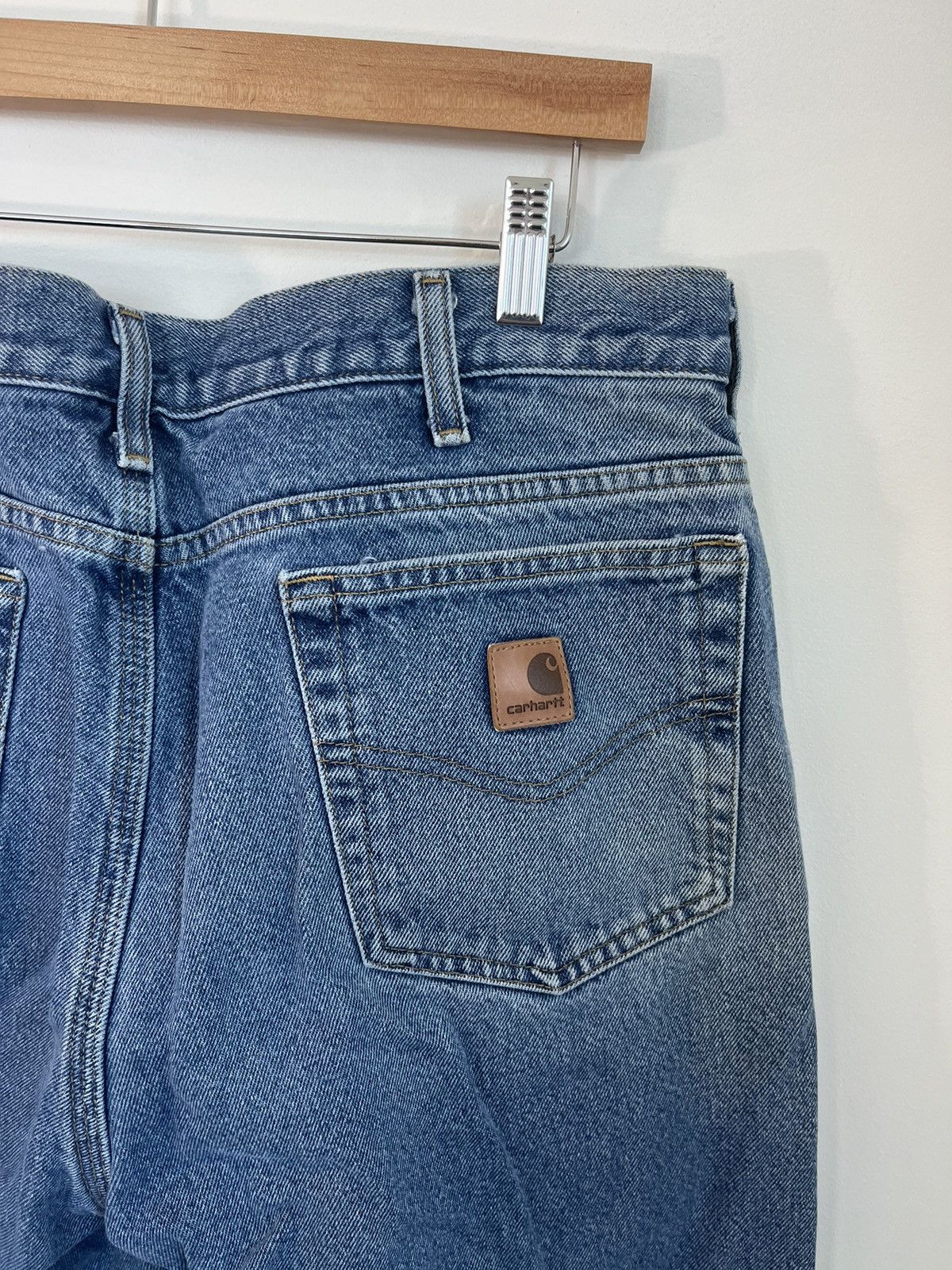 Carhartt Vintage Flannel Lined Distressed Faded Jeans Size US 34 / EU 50 - 6 Thumbnail