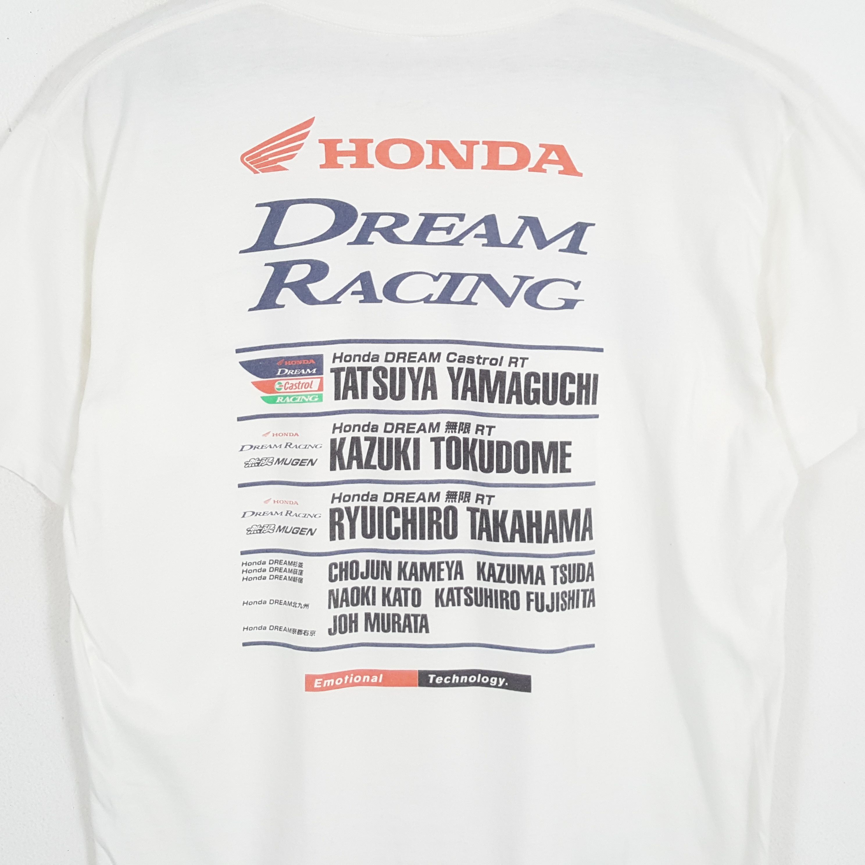 Honda × Vintage Mugen HONDA DREAM RACING Japanese Motorsports Tshirt Size US L / EU 52-54 / 3 - 2 Thumbnail
