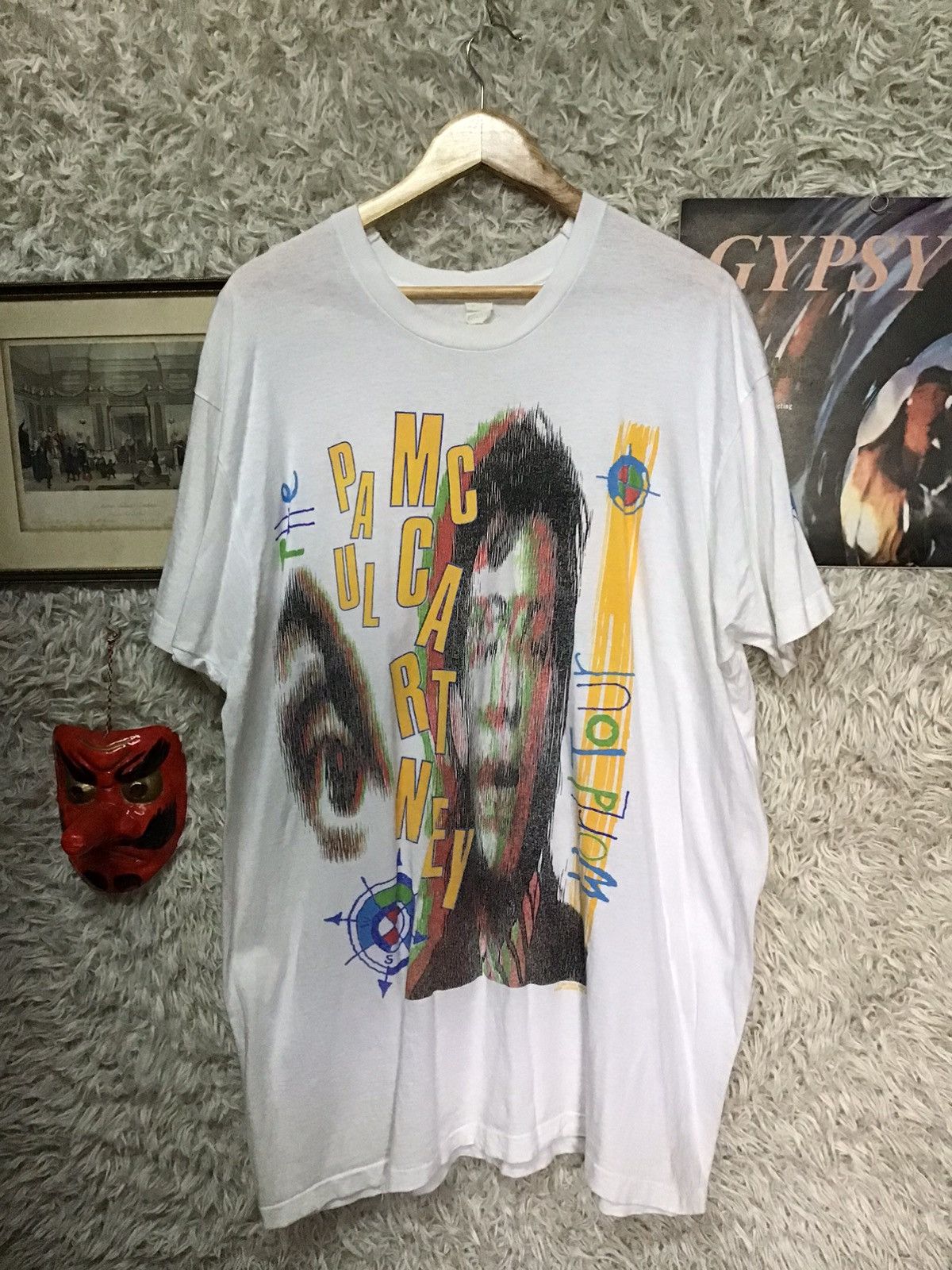Band Tees × Vintage Vintage rare Paul McCartney 1989 Size US XL / EU 56 / 4 - 1 Thumbnail