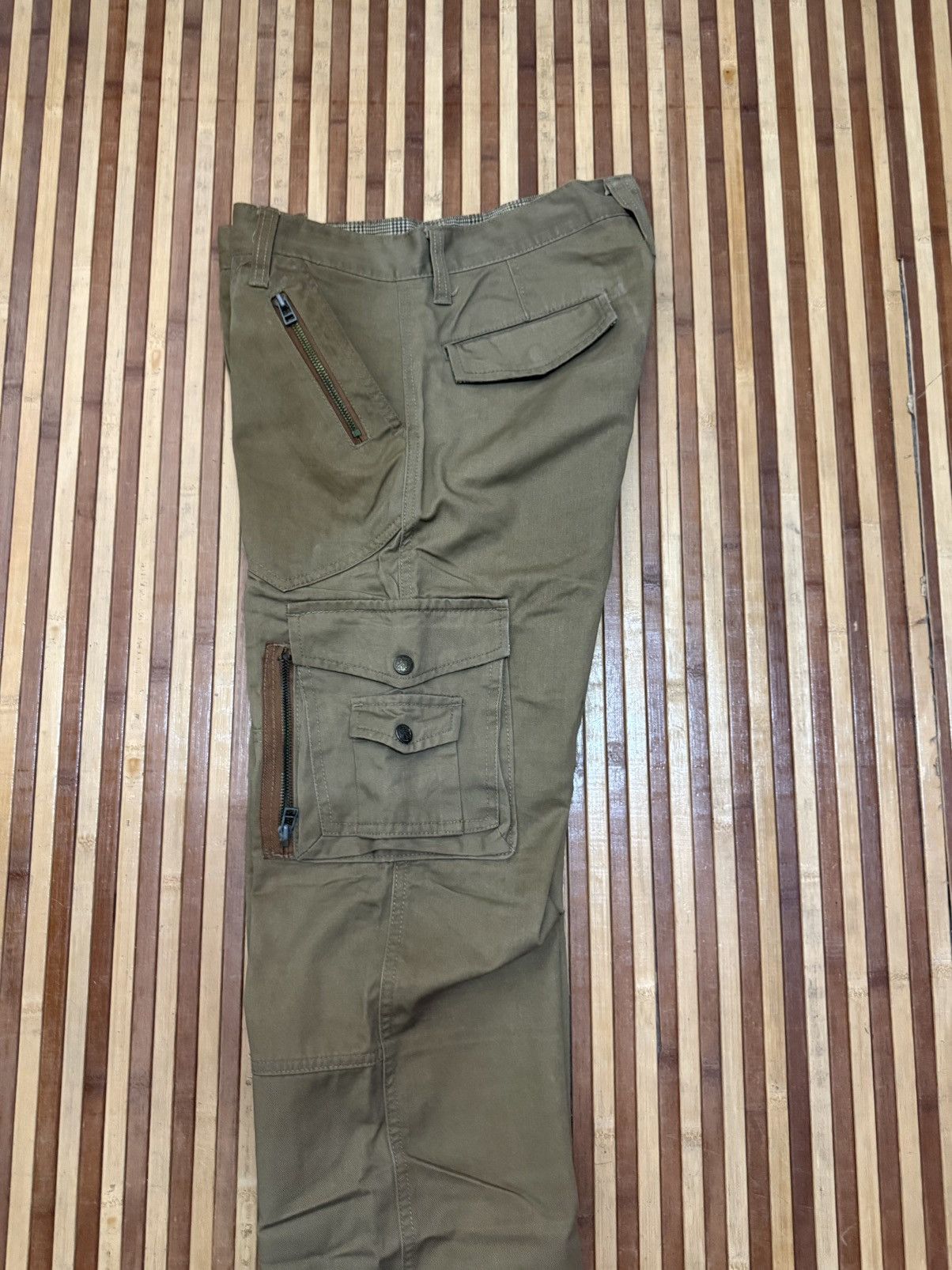 Japanese Brand Vintage Double Focus Cargo Pants Big Pockets Streetwear Size US 30 / EU 46 - 10 Thumbnail