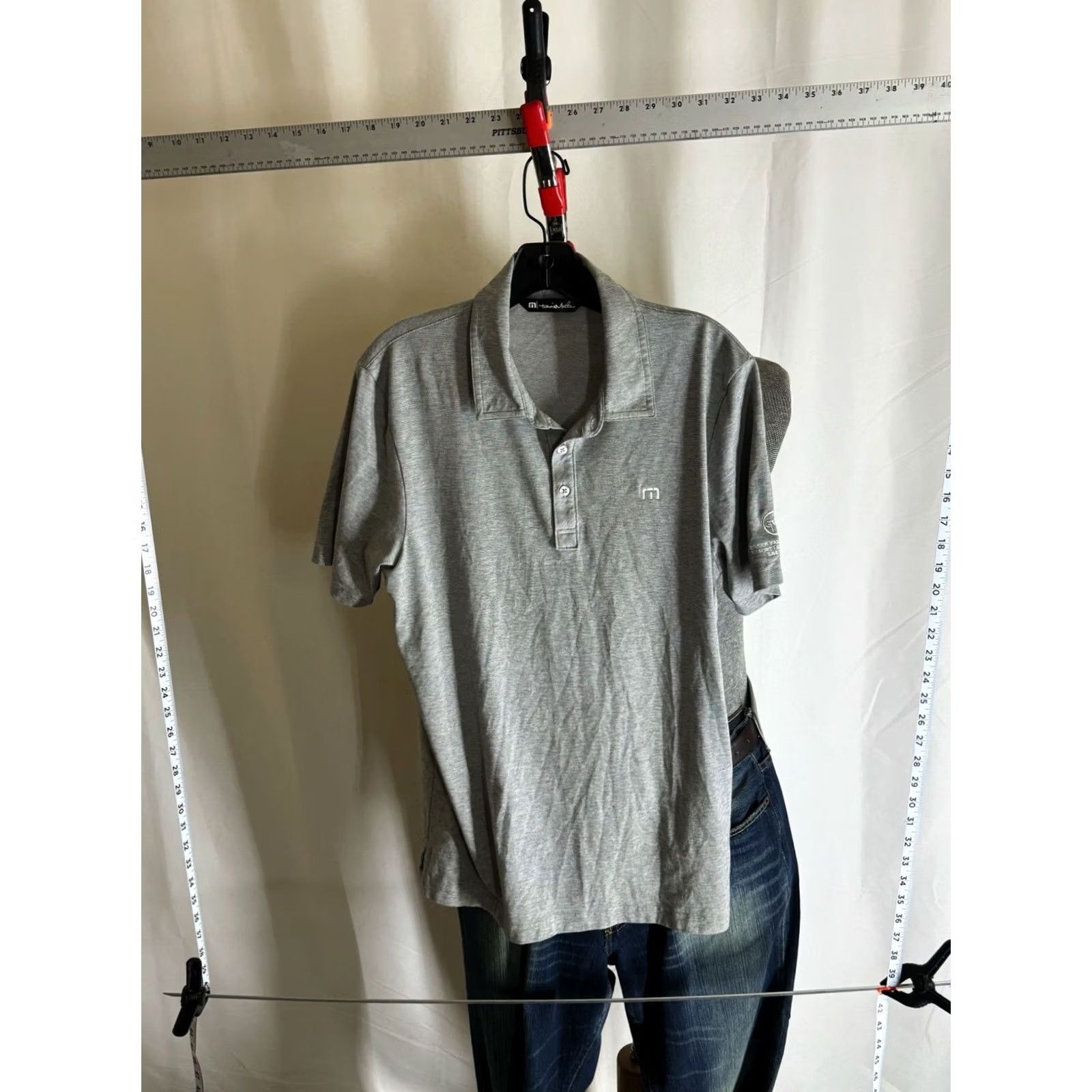 TravisMathew Travis Matthew Green Valley Ranch POLO SHIRT Large L Slim Mens Polo Shirt Slim Large Green Valley Ranch Mens Size US L / EU 52-54 / 3 - 2 Thumbnail