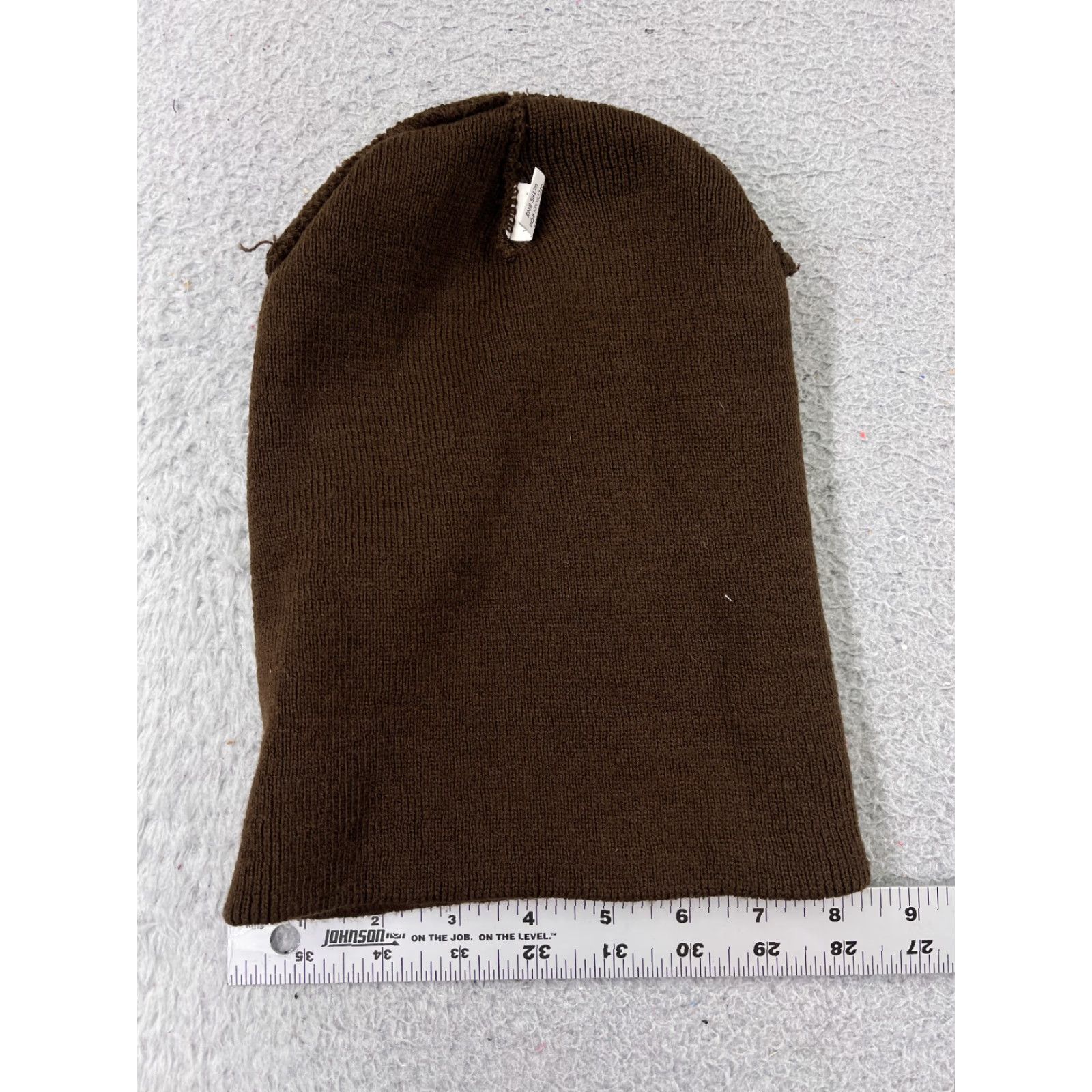 Vintage PromoHeadwear Beanie One Size Adult Brown Knit 100% Acrylic Outdoors Ski Casual Men’s Womens” Size ONE SIZE - 5 Thumbnail