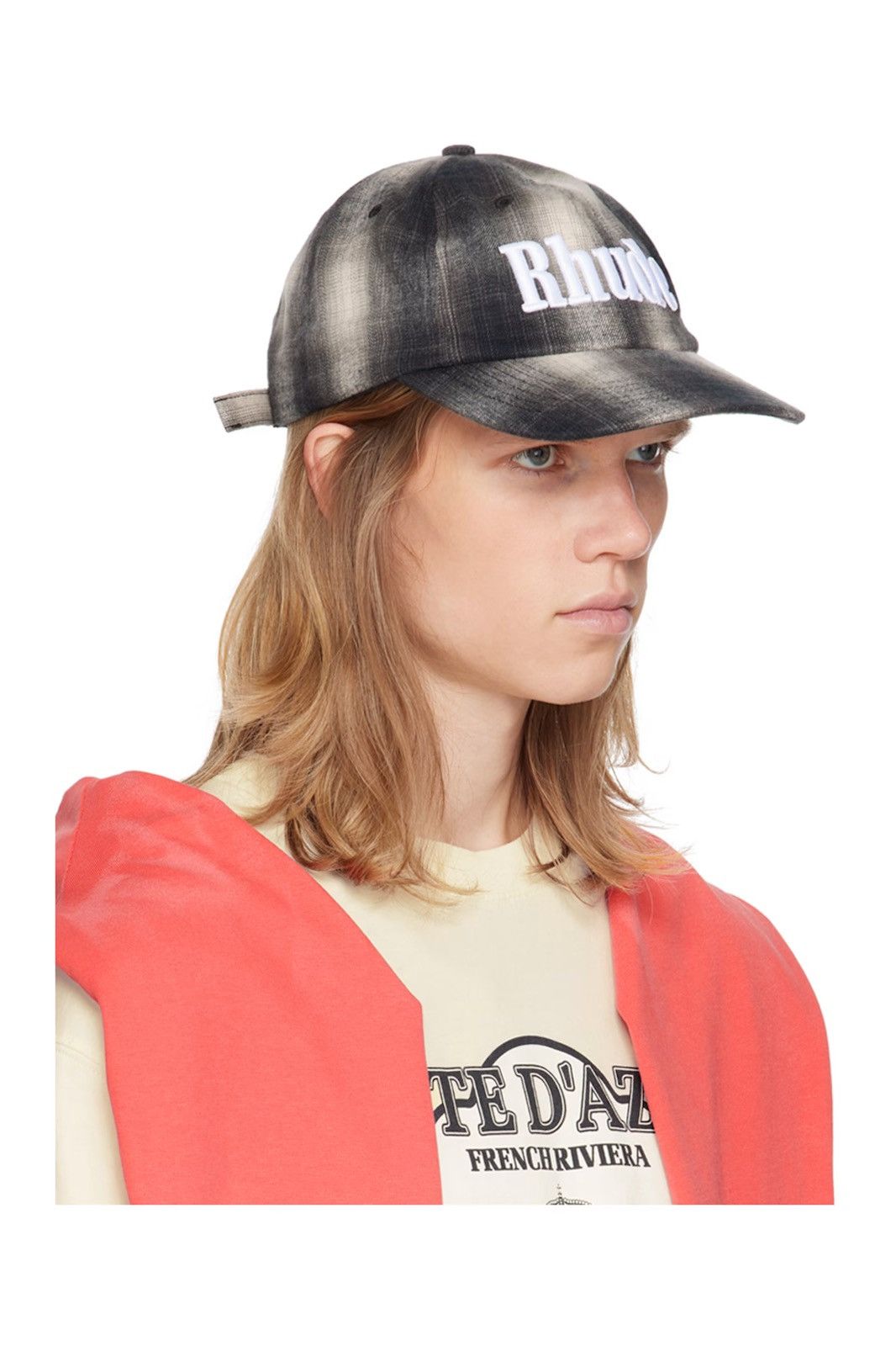 Rhude RHUDE Gray Flannel 6-Panel Cap Size ONE SIZE - 5 Thumbnail