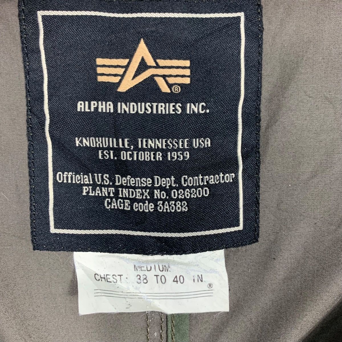 Alpha Industries ALPHA INDUSTRIES Double Breasted Light Coat #1828-C27 Size US M / EU 48-50 / 2 - 15 Thumbnail