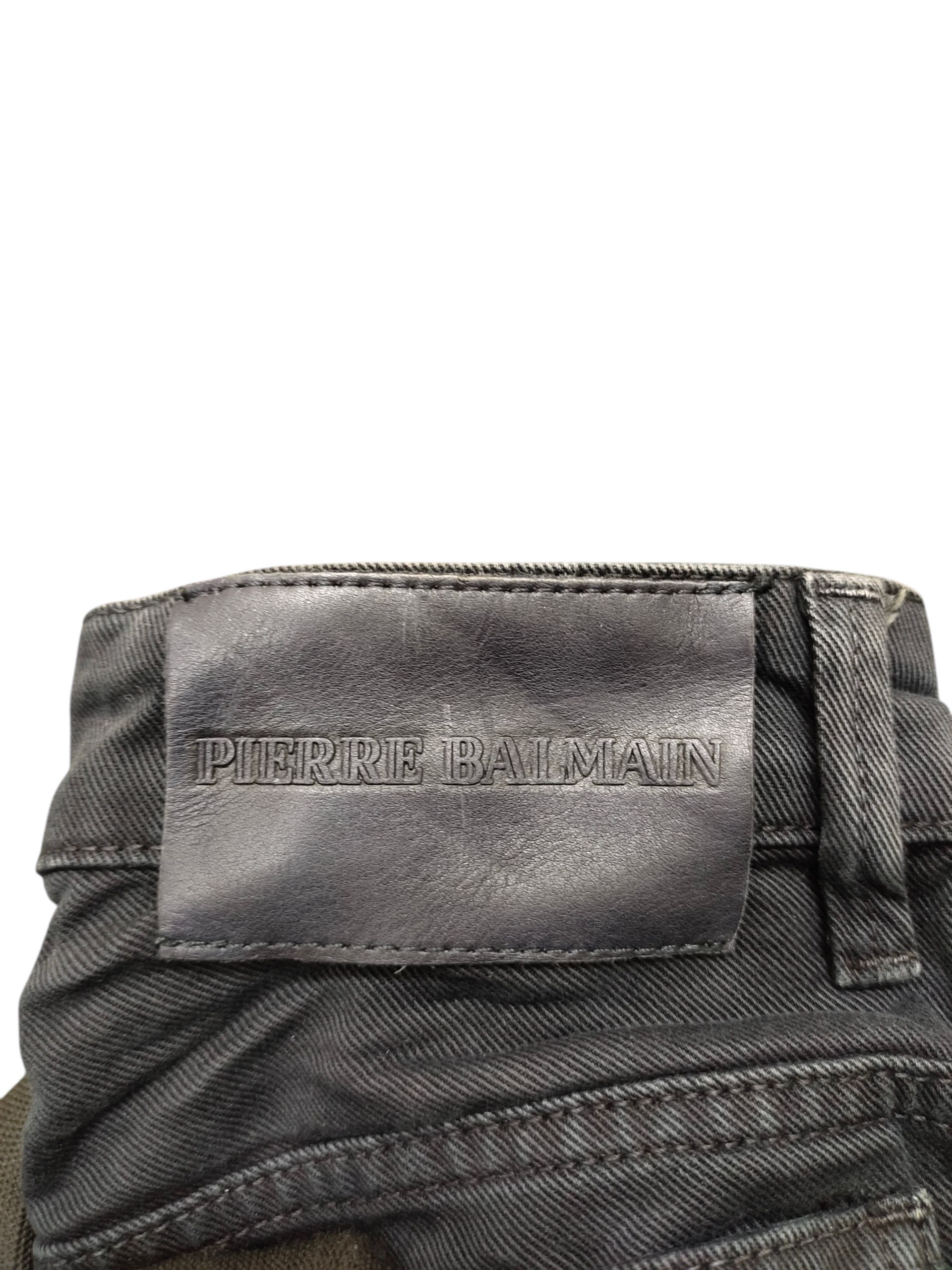 Pierre Balmain Pierre Balmain Black Denim Jeans Size 26" / US 2 / IT 38 - 10 Thumbnail