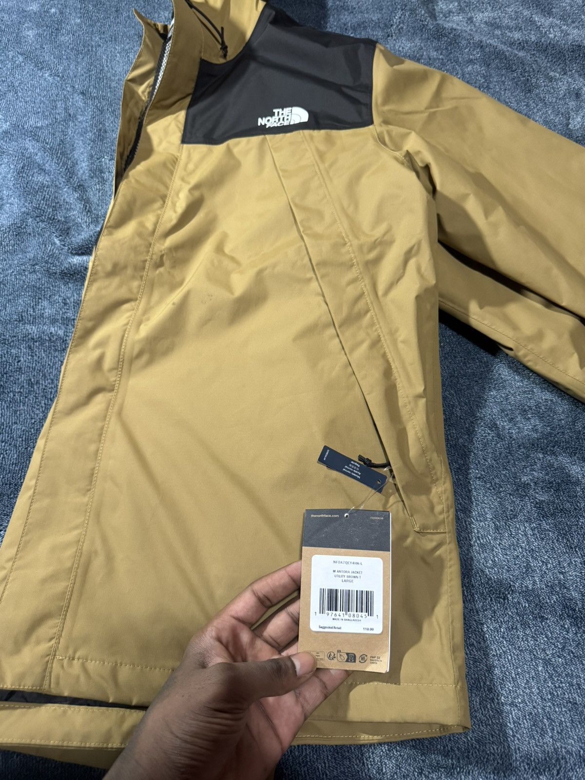 The North Face mantora jacket utility brown Size US L / EU 52-54 / 3 - 3 Thumbnail