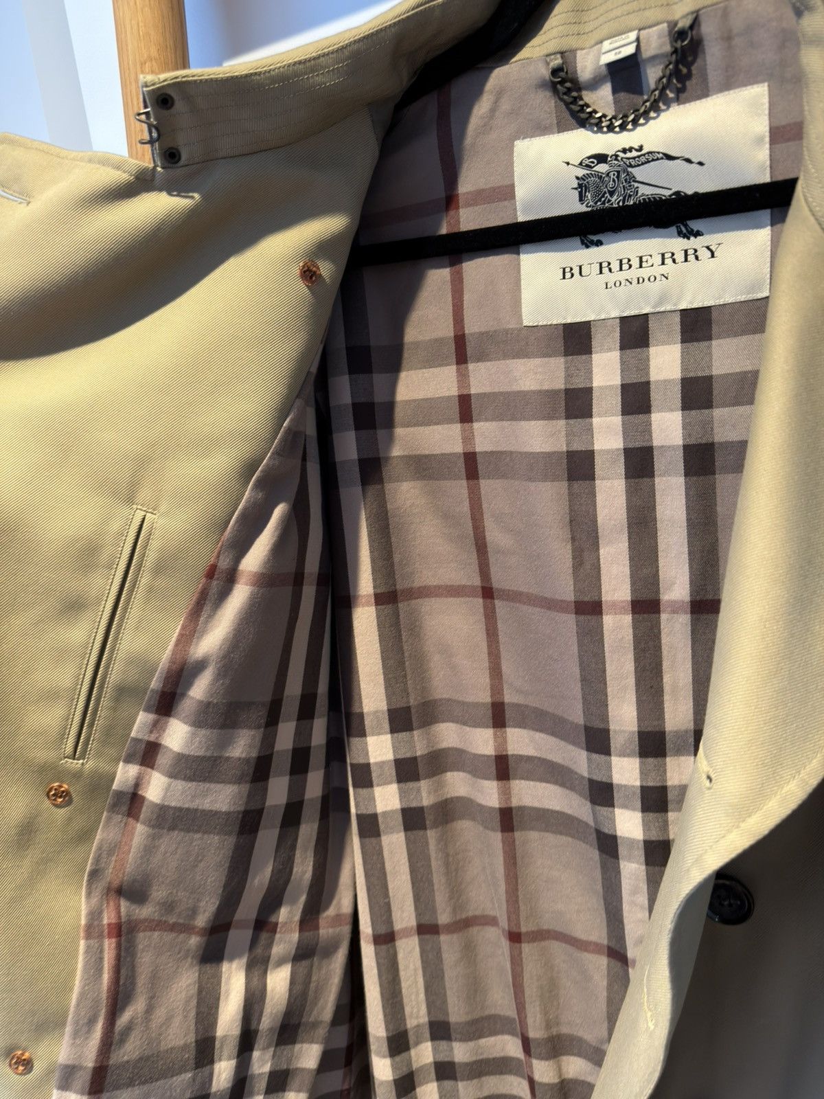 Burberry BURBERRY LONDON Heritage Westminster Trench Coat – Size 56 Size US XL / EU 56 / 4 - 4 Thumbnail