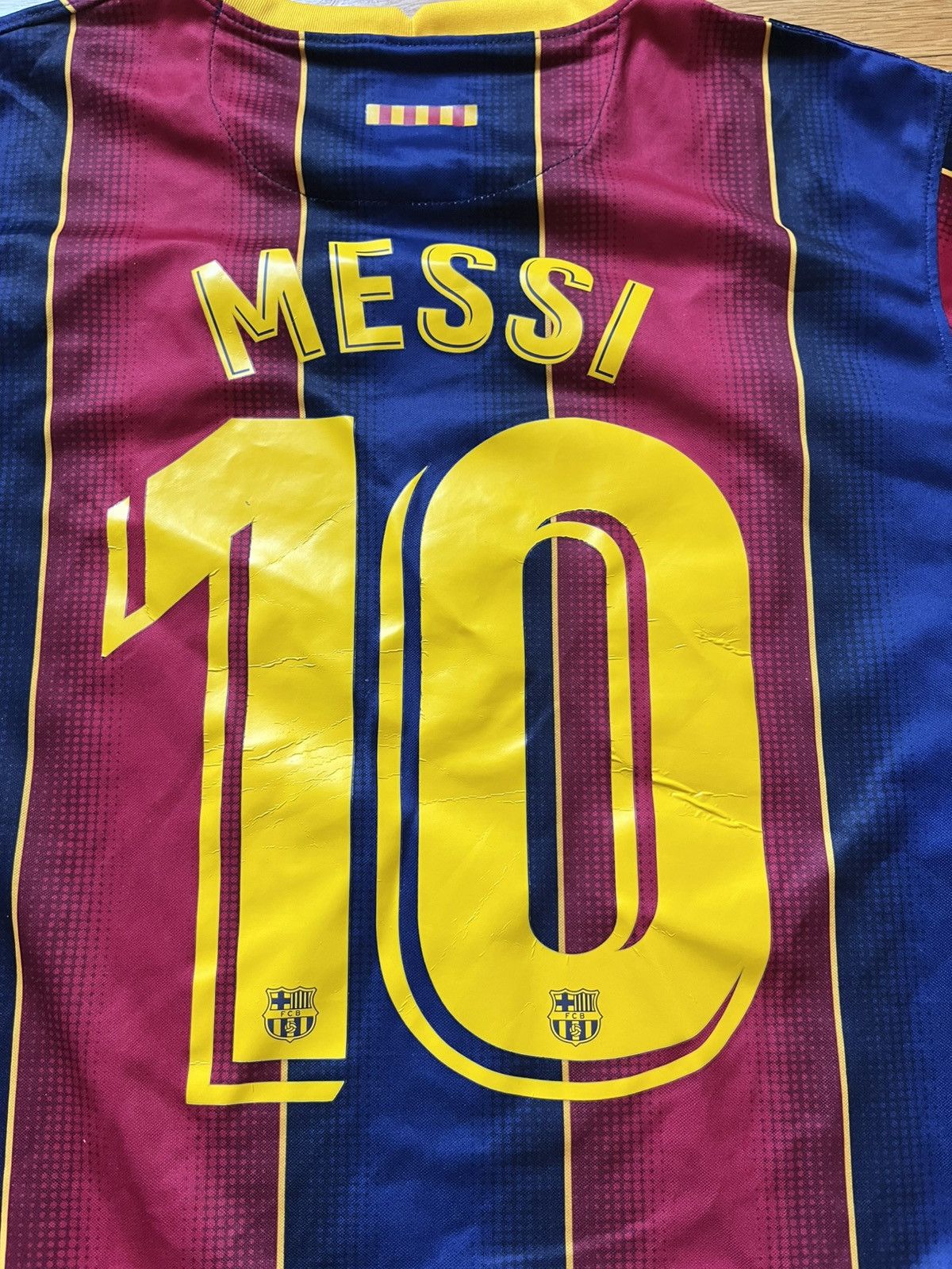 Nike 2017/2018 Barcelona Home #10 Leo Messi Size US XXL / EU 58 / 5 - 5 Thumbnail
