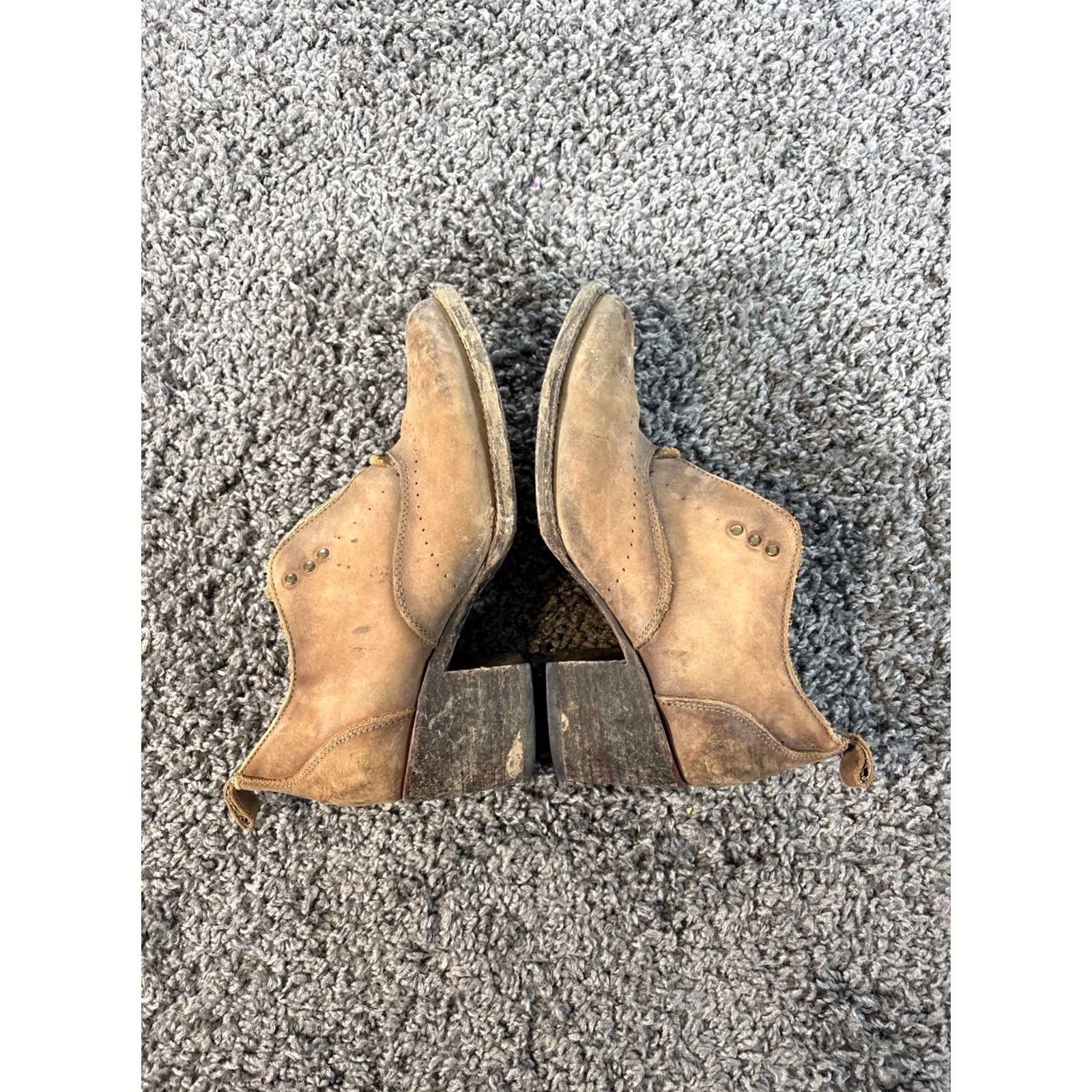 FREEBIRD Freebird by Steven Sadie bootie size 8 Black/Brown Distressed Leather Heel Size US 8 / IT 38 - 7 Thumbnail