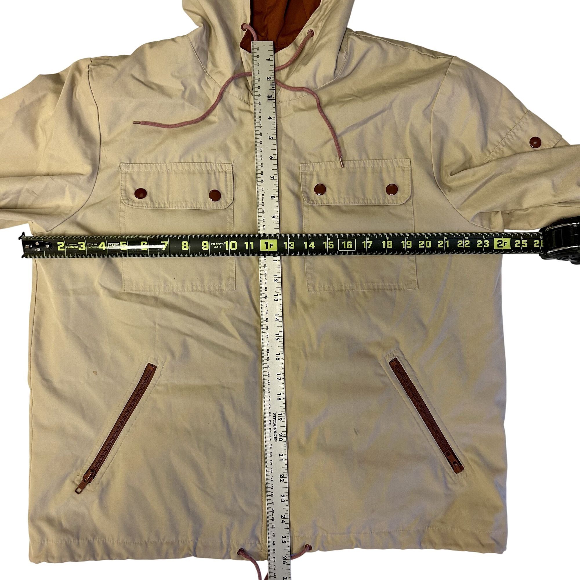 Other 80's Porsha Winer Men Beige QUILTED Lined Coat HOODED Jacket Size US L / EU 52-54 / 3 - 9 Thumbnail